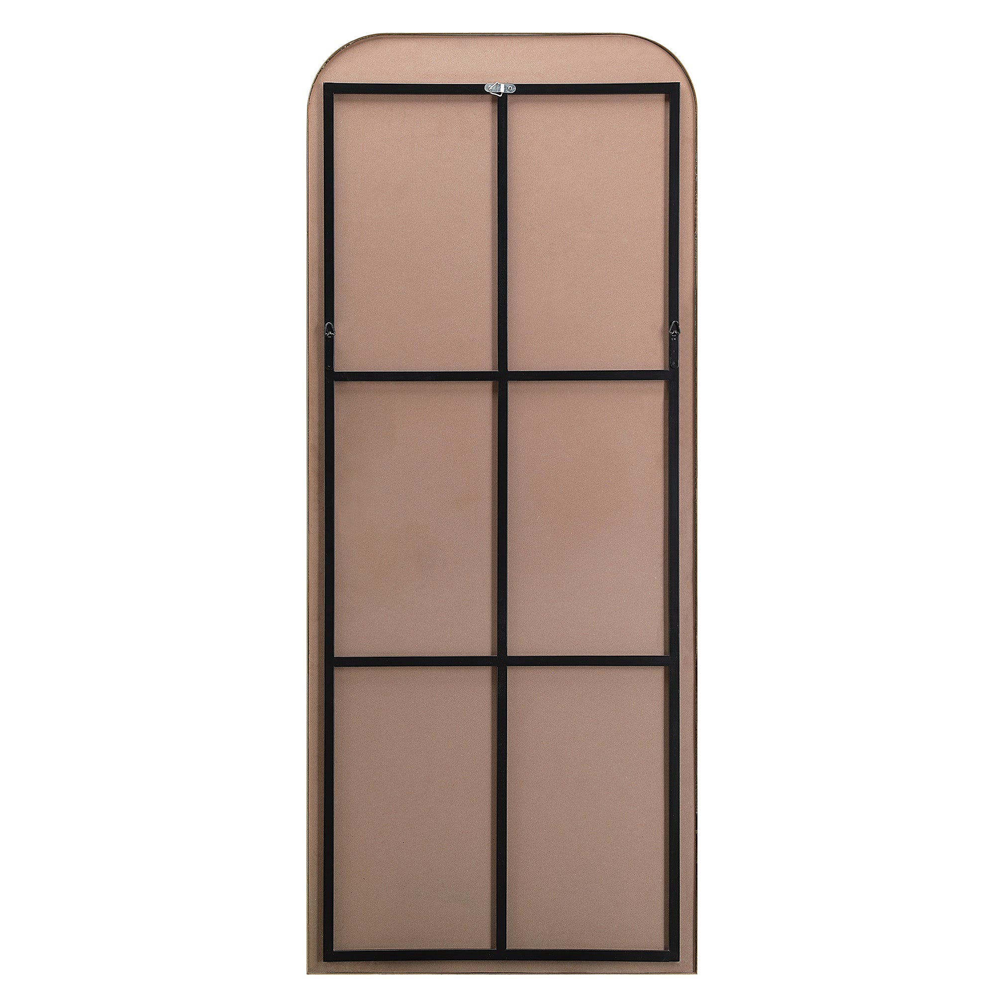 Meryem 72" Tall Rectangle Full Length Mirror, Yellow - Backing Image - MT2514