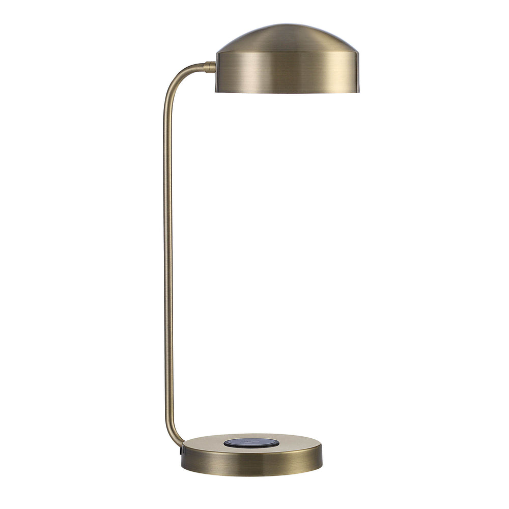 Riesco 22.5" Length Desk Lamp, Antique Brass - Additional Image 2 - LPT1214