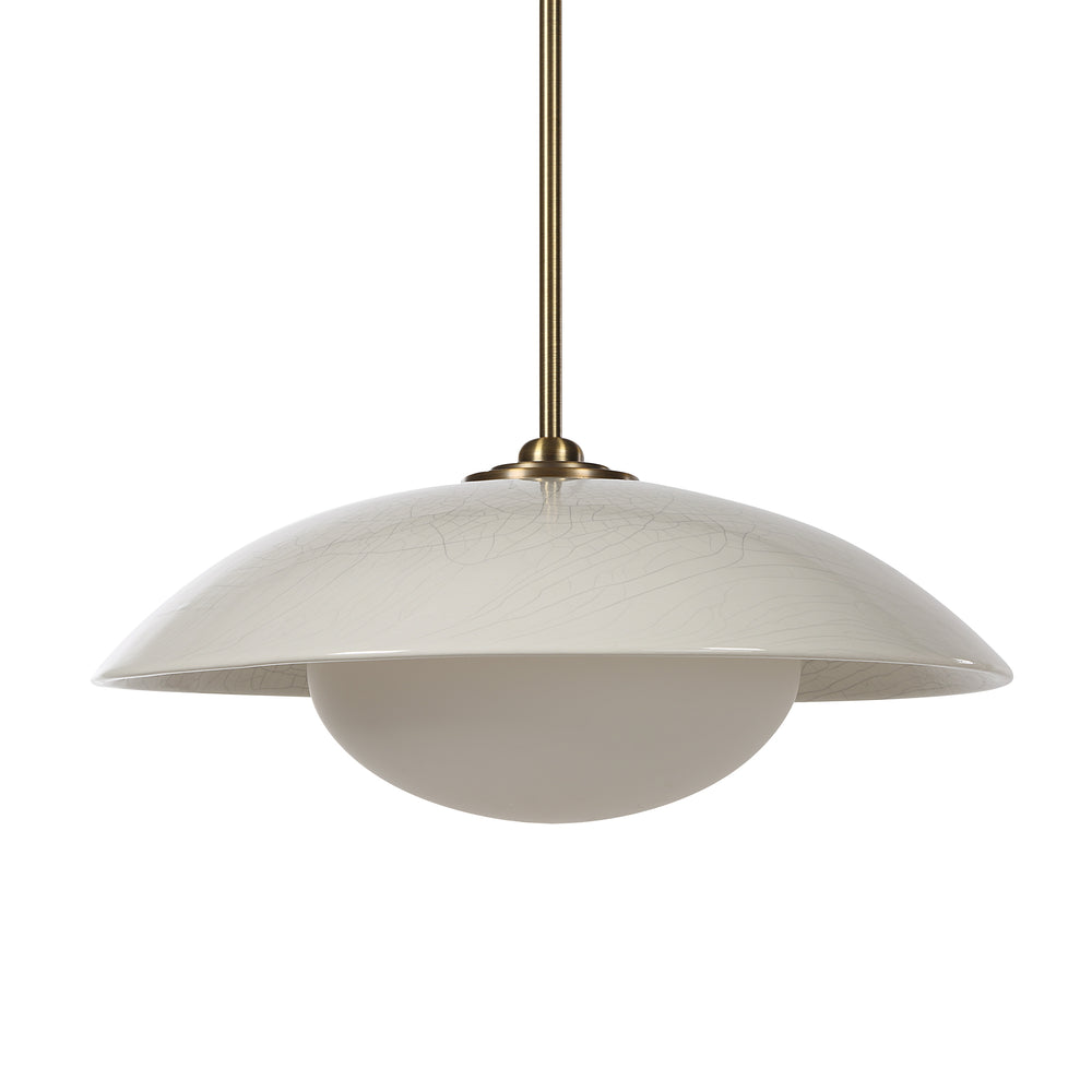 Abbie 72.5" Height Ceiling Fixture, Off-White Crackle - Main Image - LPC4500