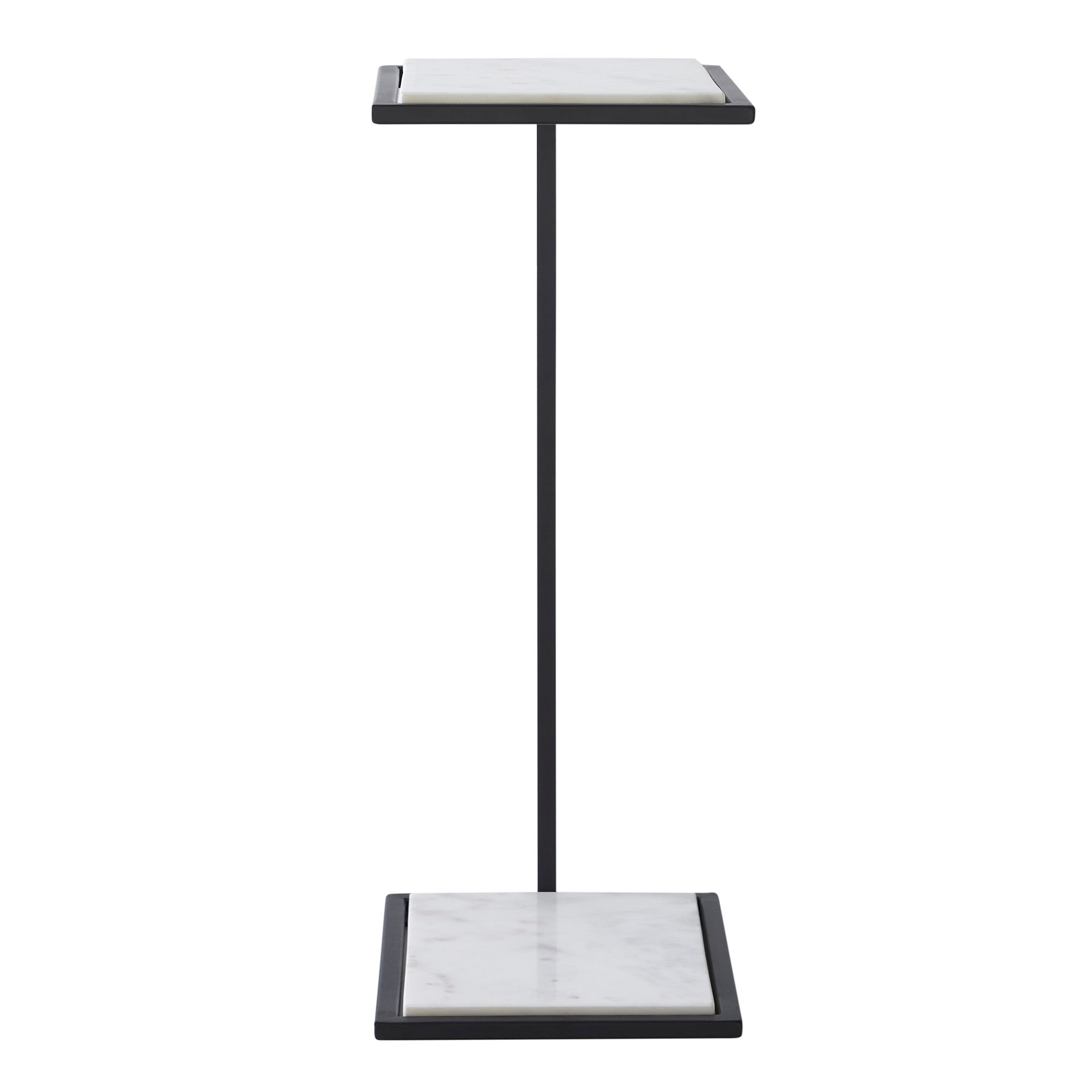 Danica Indoor Steel Table, Matte Black - Main Image - TA458