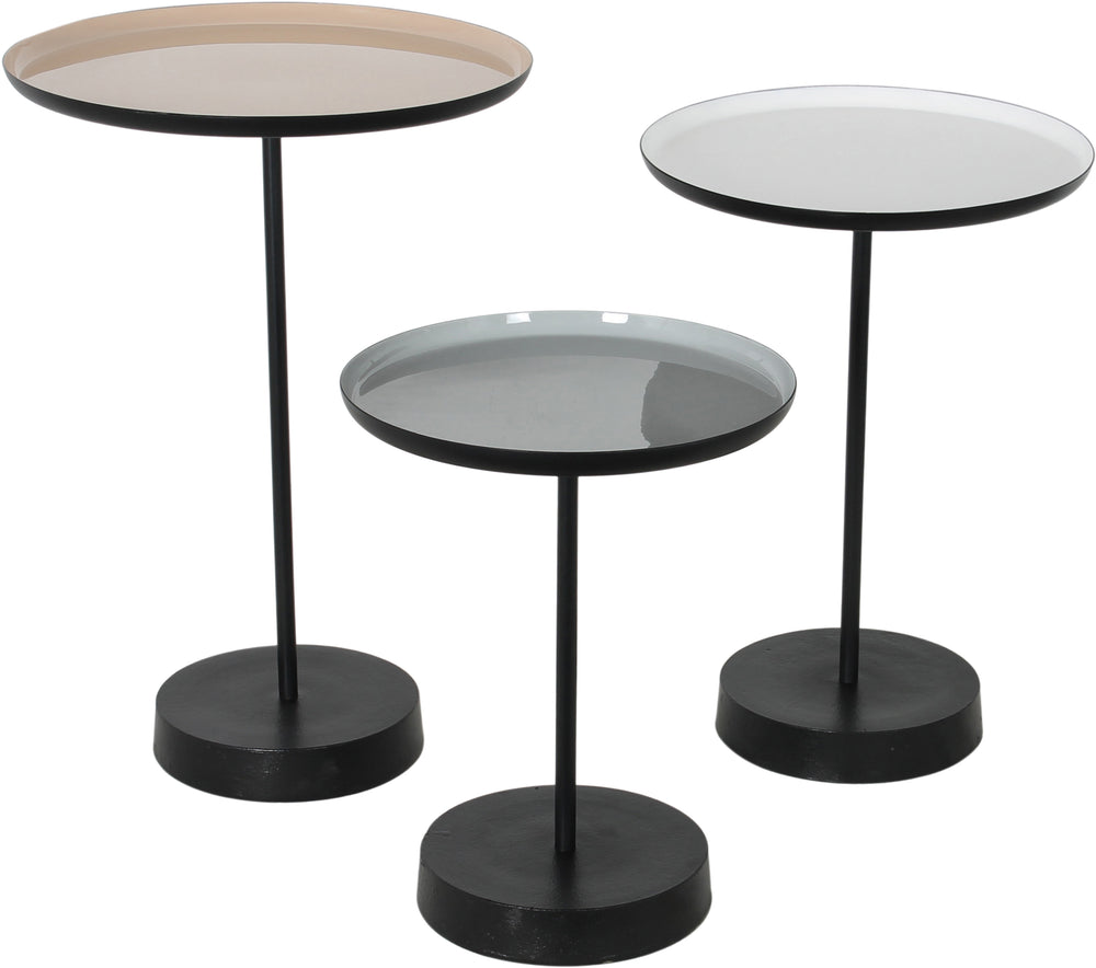 Stepping Indoor Iron Table, White - Main Image - TA111