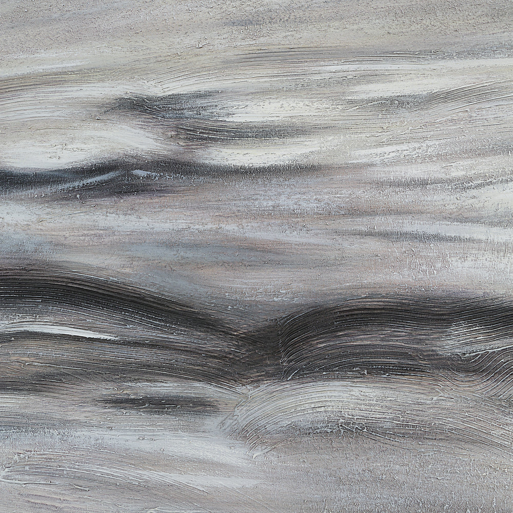 Baelish 60" H x 50" W Canvas Art, Grey - Detail Image - OL2187