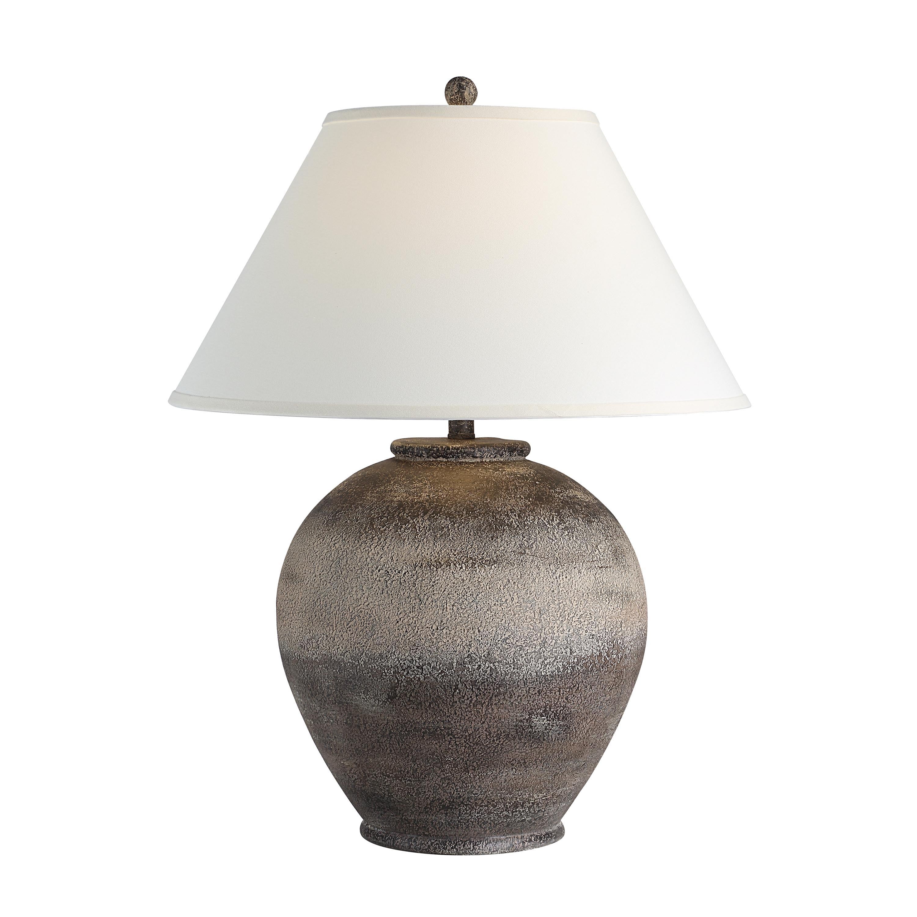 Bronce 29" Height Table Lamp, Brown - Angle Image - LPT1322