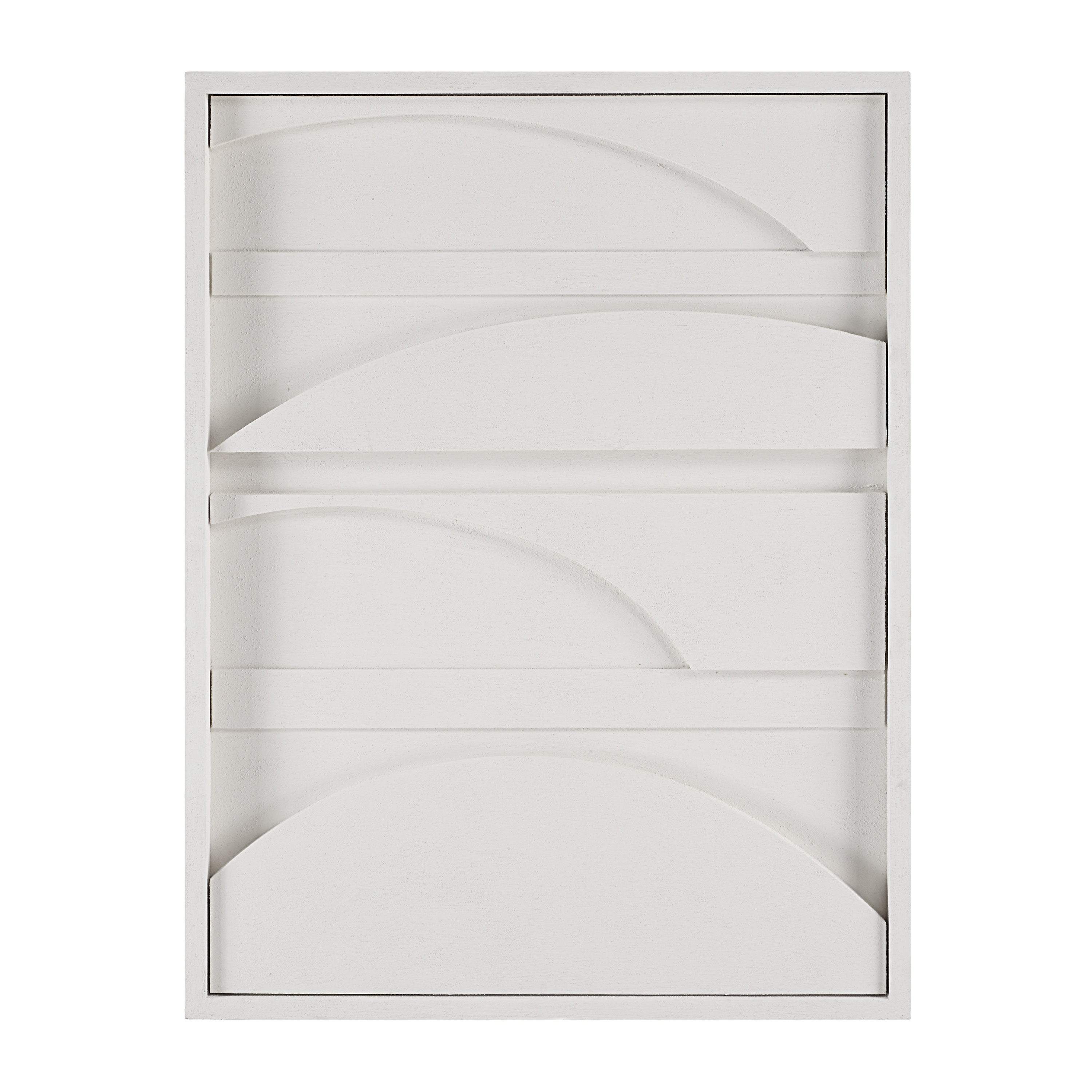 Cadieux 30" Wide Wall Decor, Matte White - Main Image - W6749