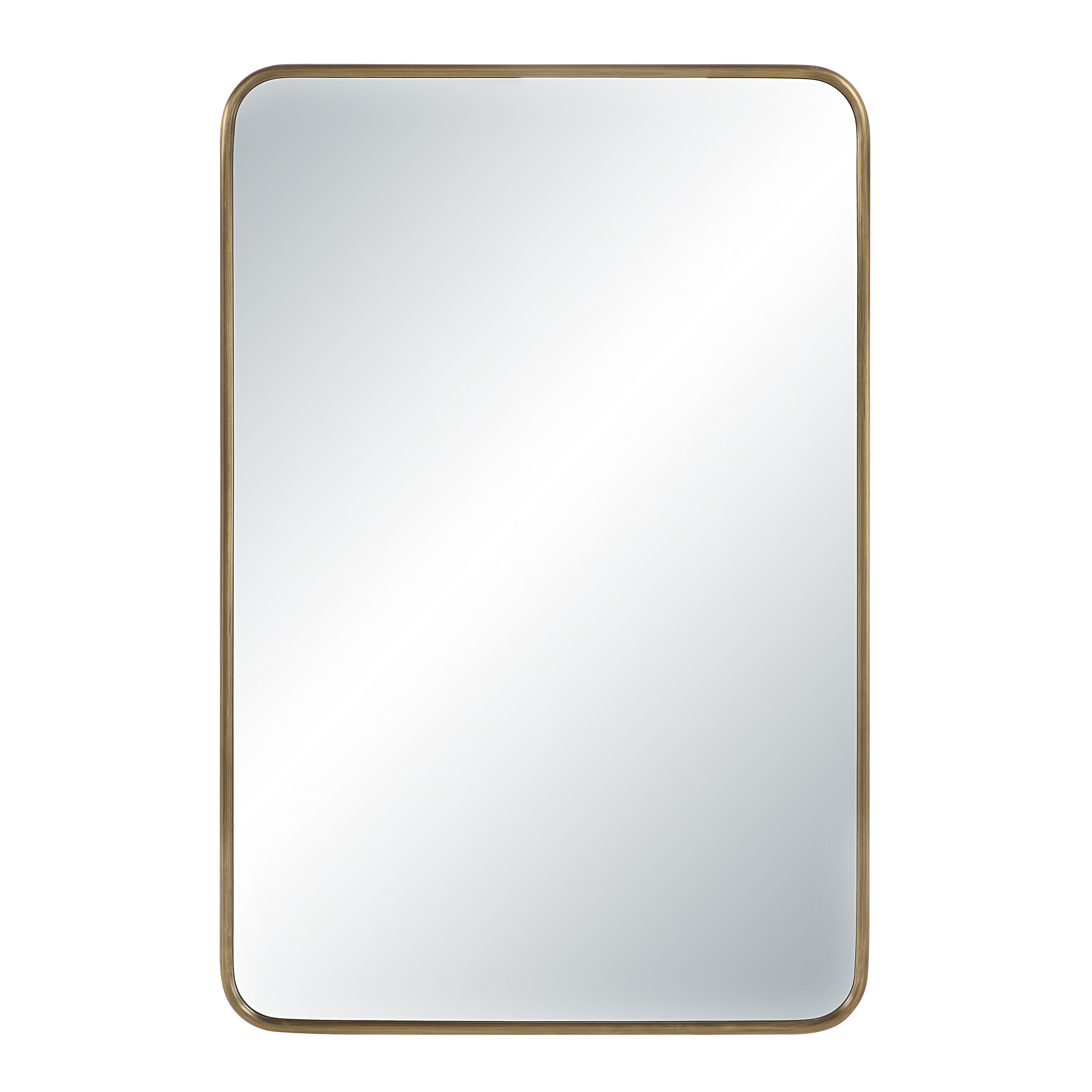 Franca 36" H x 24" W Wall Mirror, Yellow - Main Image - MT2727