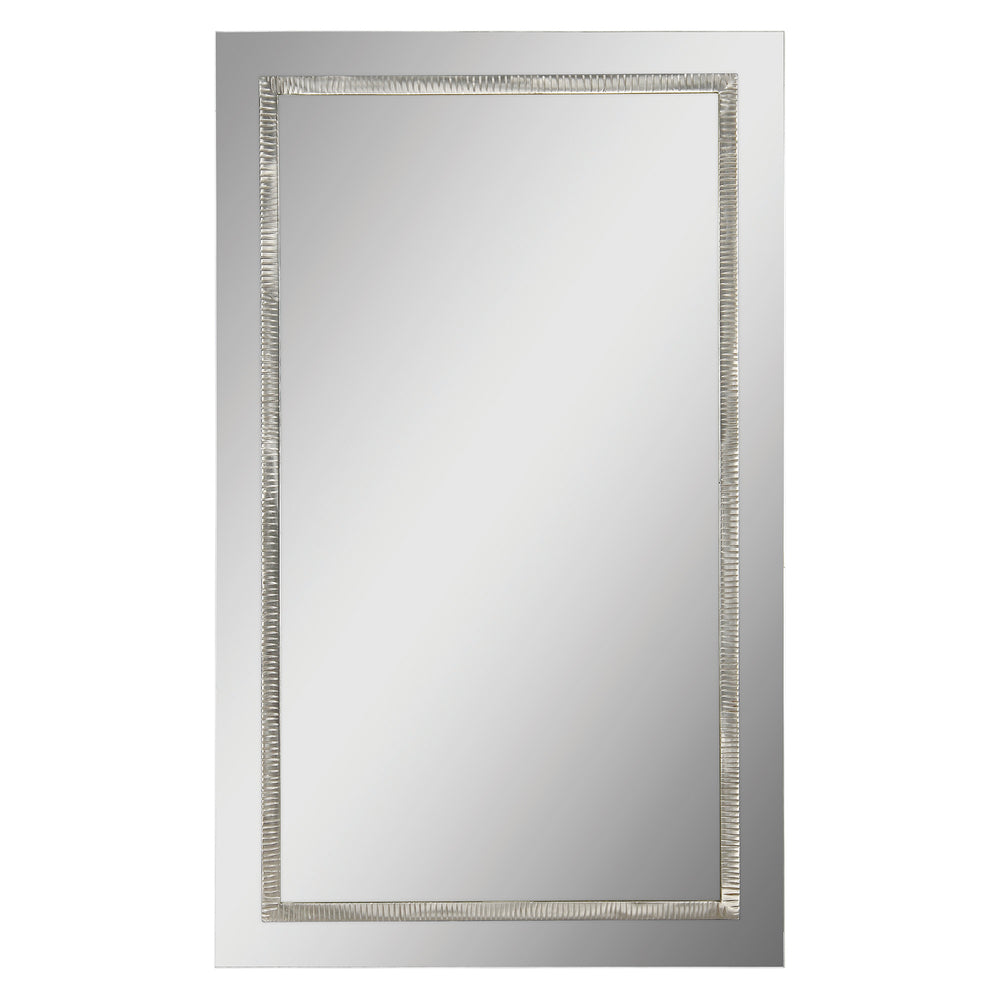 Stanton 24" Tall Rectangle Wall Mirror, Grey - Main Image - MT1123