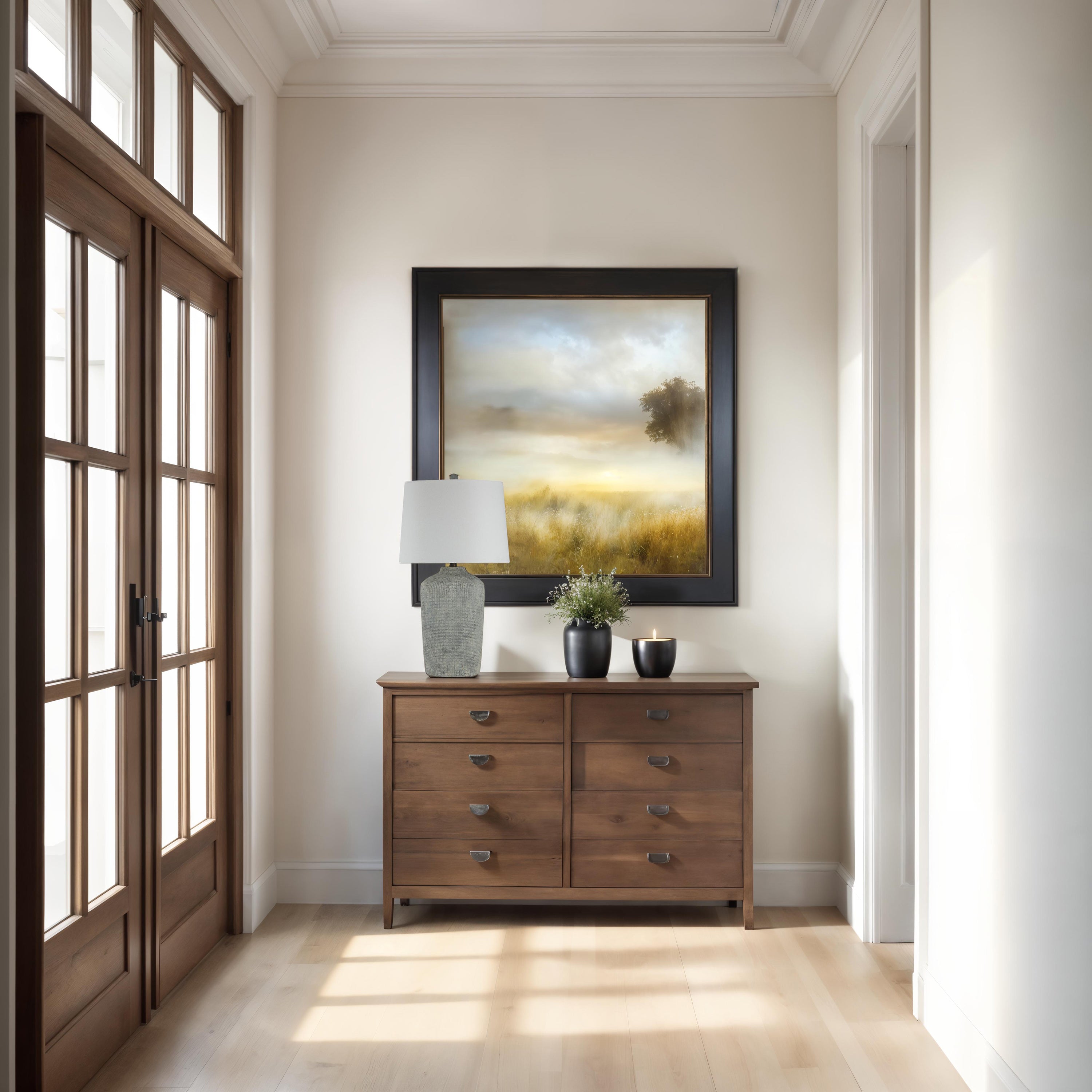 Aurelle 28.5" Height Table Lamps, Grey Rock - Lifestyle Image - LPT1384EV
