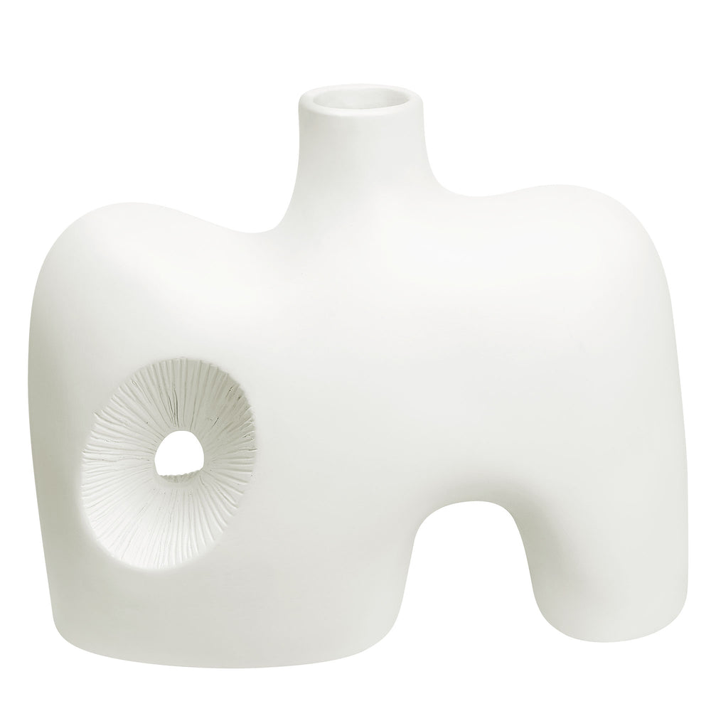 Mariner Indoor Ceramic Vase , Off-White - Main Image - VAS210