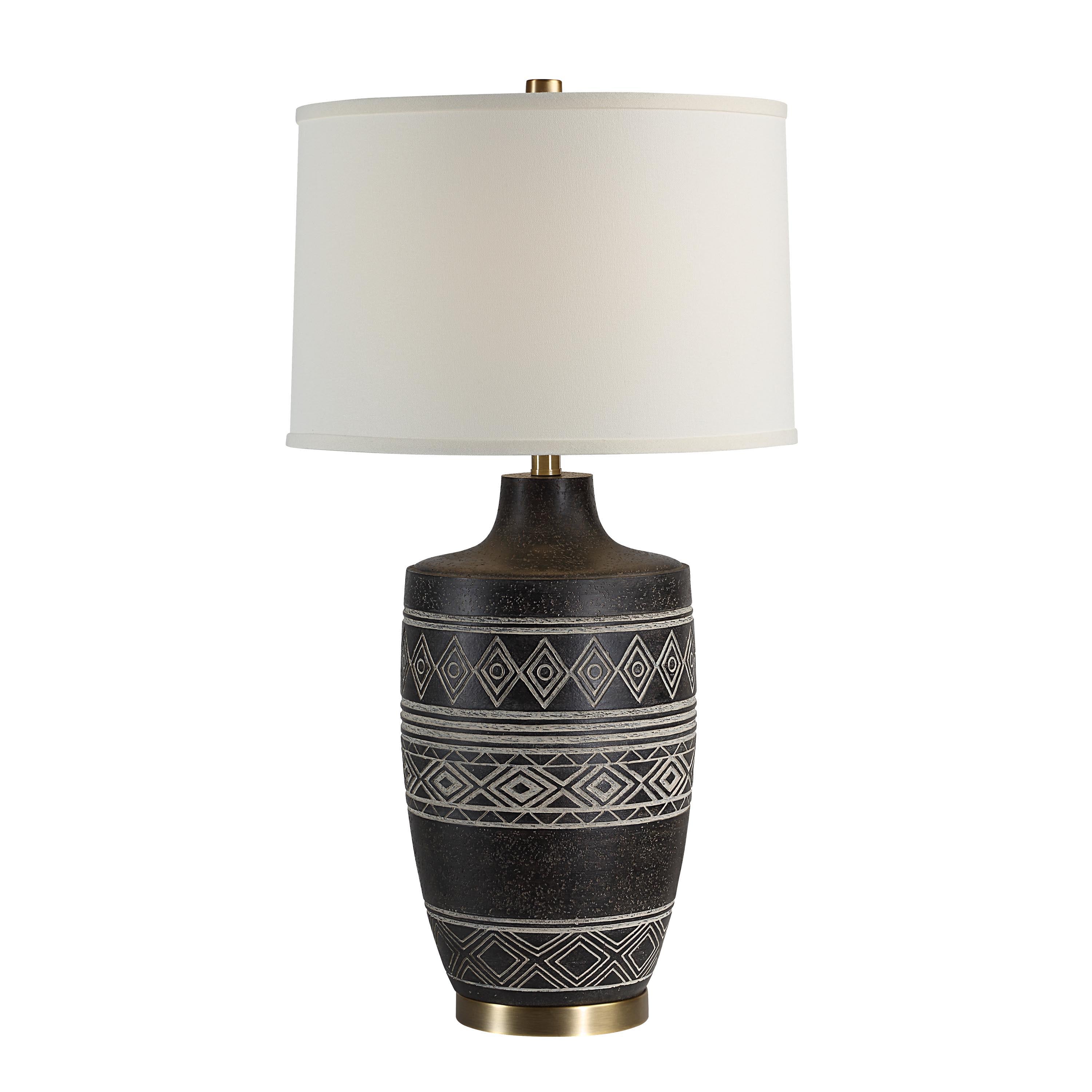 Ceniza 30.5" Height Table Lamp, Black - Angle Image - LPT1326