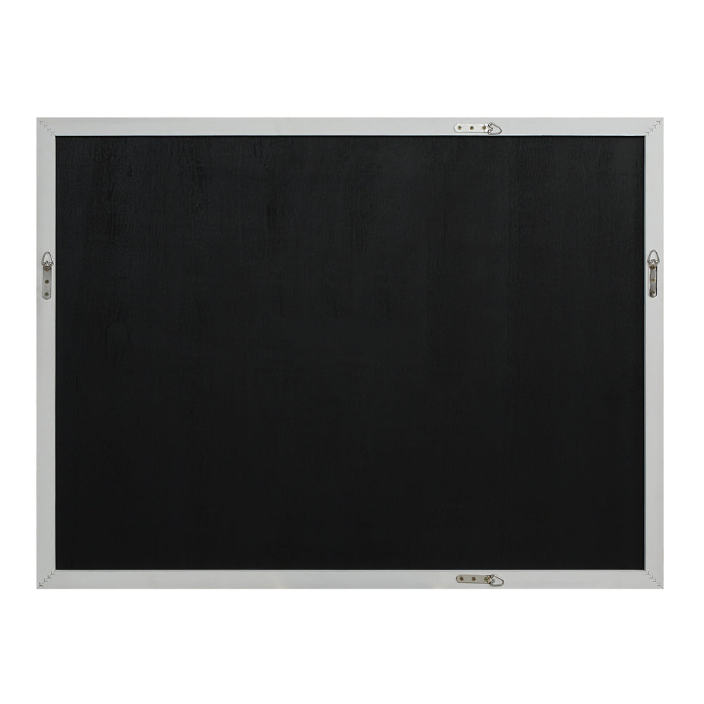 Erula 48" Wide Wall Art, Matte White - Backing Image - W6758