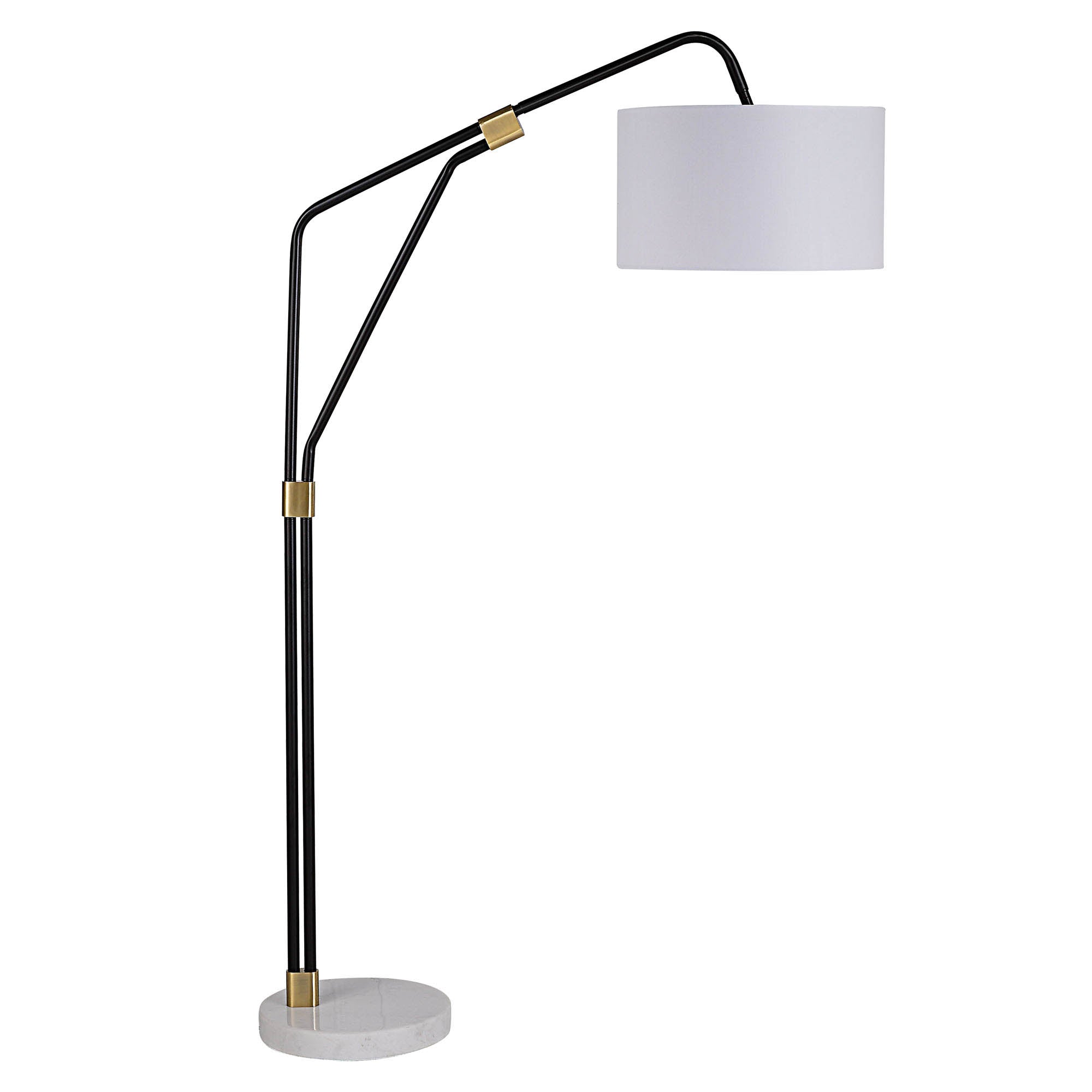 Wroxton 71" Length Floor Lamp, Matte Black - Main Image - LPF3143