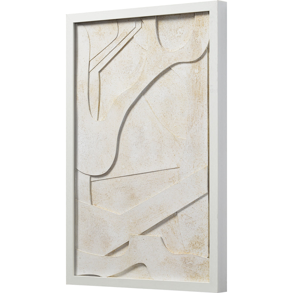 Pathfinder 20" Wide Wall Art, Off-white - Additional Image 4 - W6703