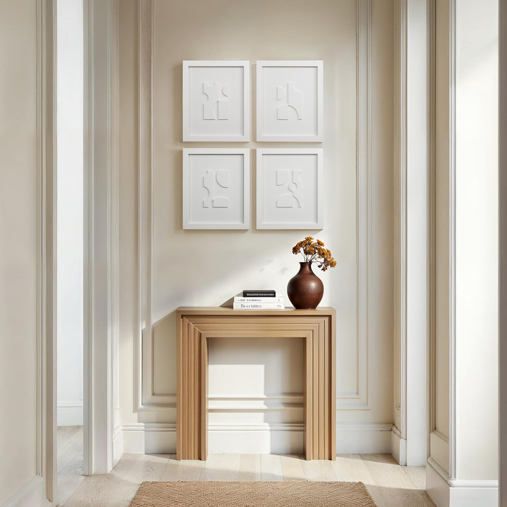 Ispra 19" Wide Wall Decor, Matte White - Lifestyle Image - W6760