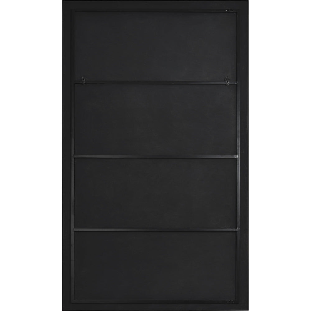 Keene 83" Tall Rectangle Full Length Mirror, Black - Backing Image - MT2499