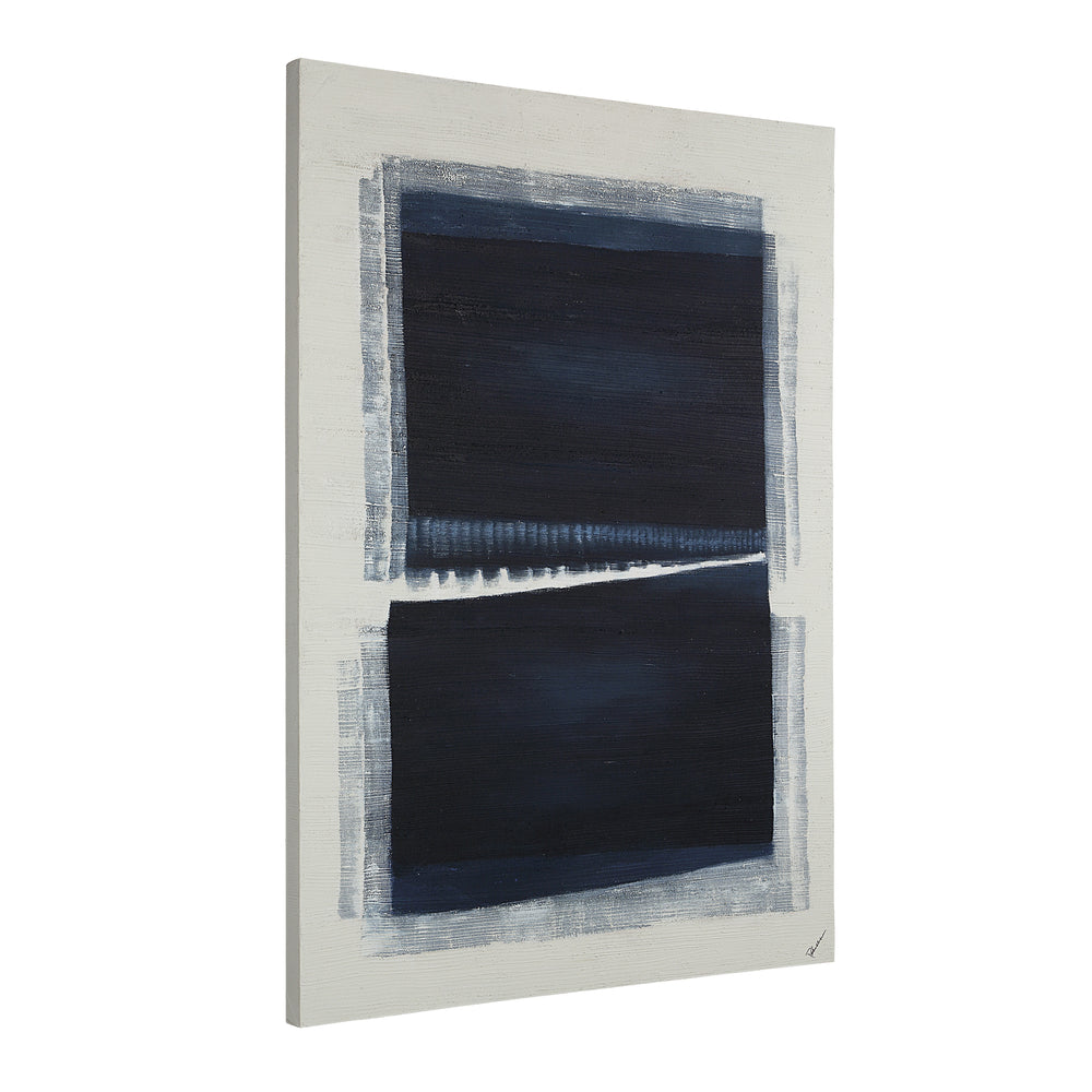 Ibiza 62" H x 44" W Canvas Art, Blue - Angle Image - OL2188