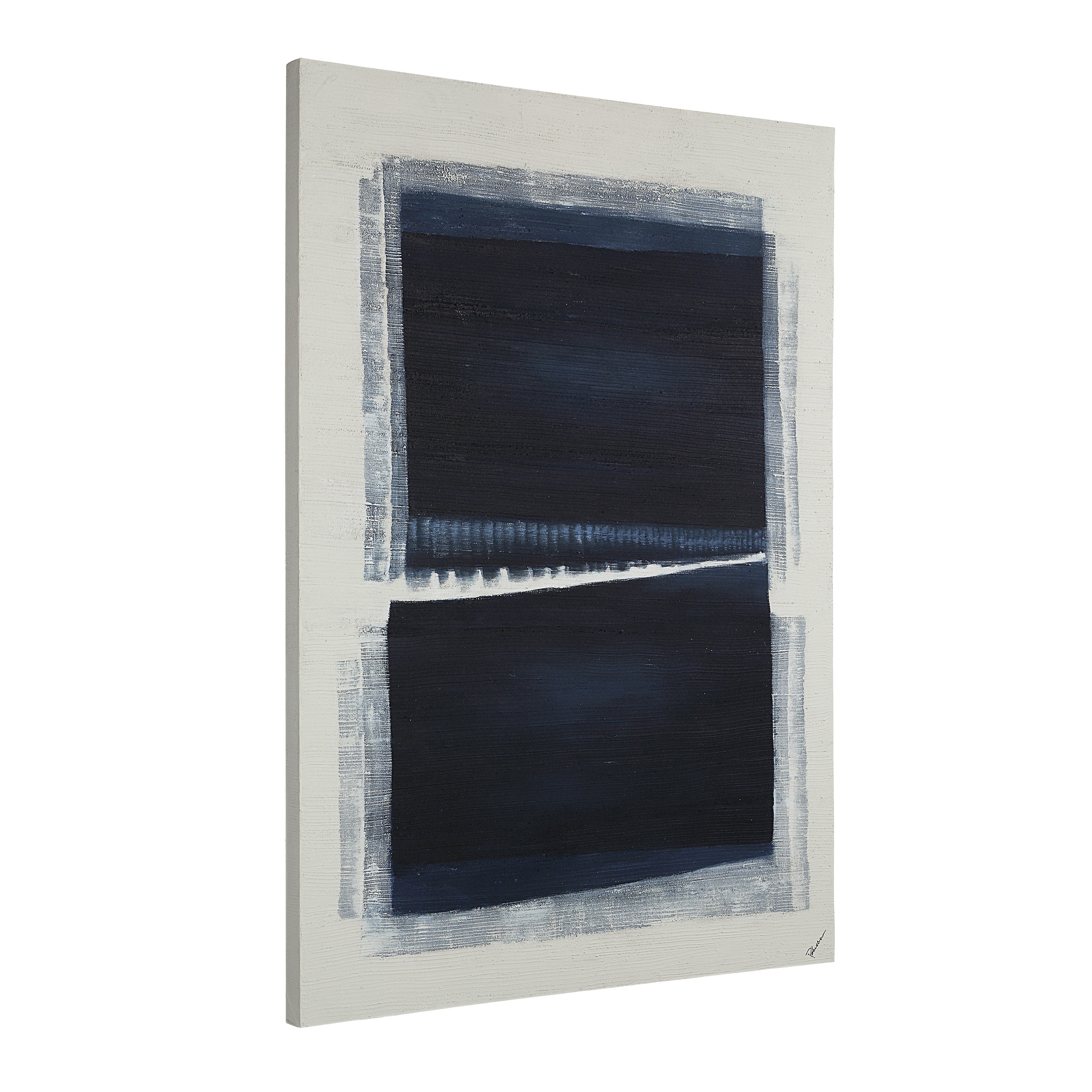 Ibiza 62" H x 44" W Canvas Art, Blue - Angle Image - OL2188