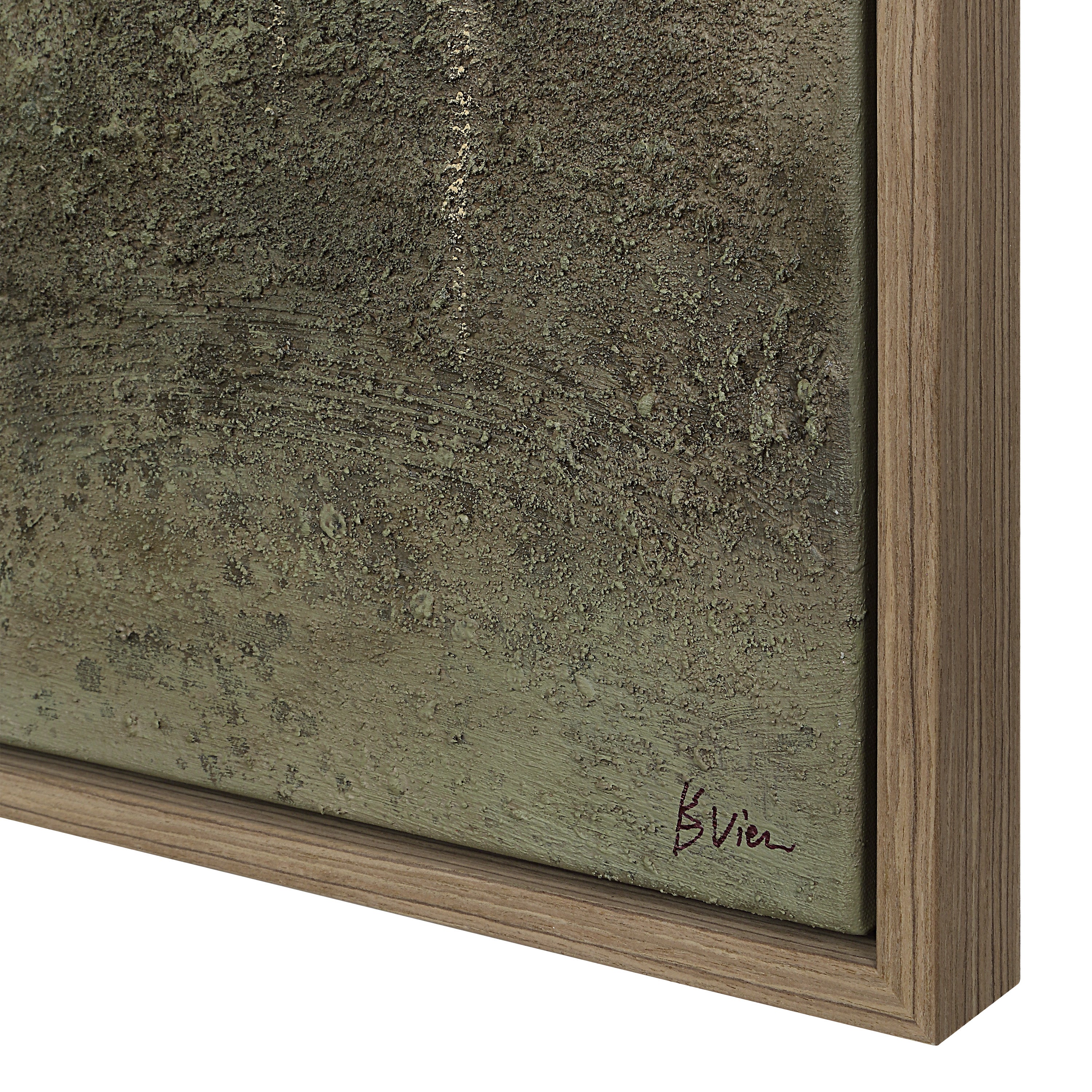 Lipton 60" H x 40" W Canvas Art, Green - Additional Images - OL2192