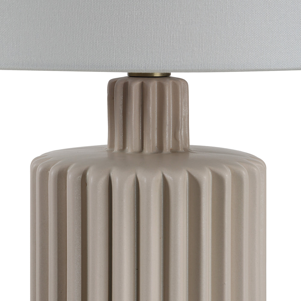 Lina 24.75" Height Table Lamps, Beige - Detail Image - LPT1278