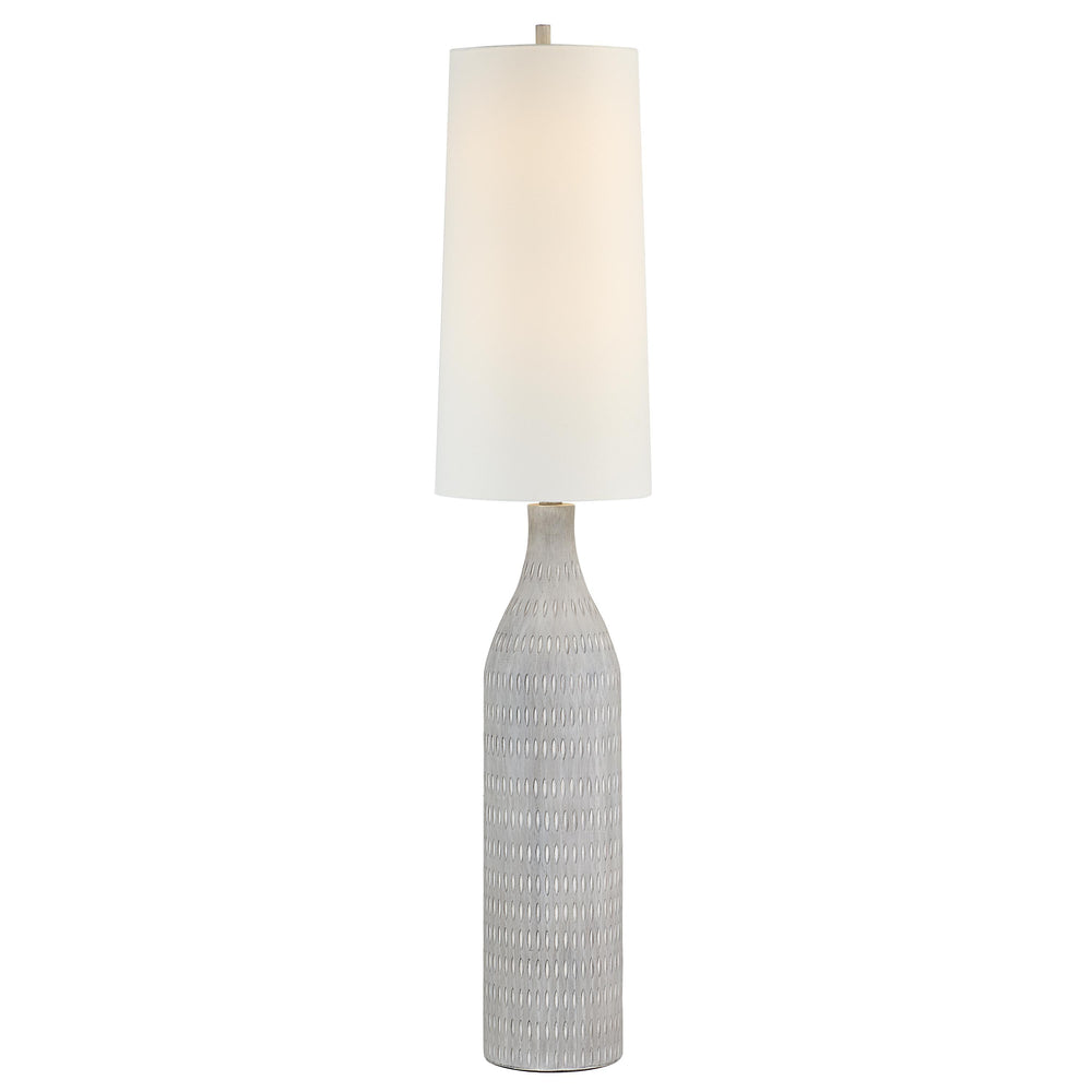Crimsom 66.5" Height Floor Lamp, Cream - Angle Image - LPF3164