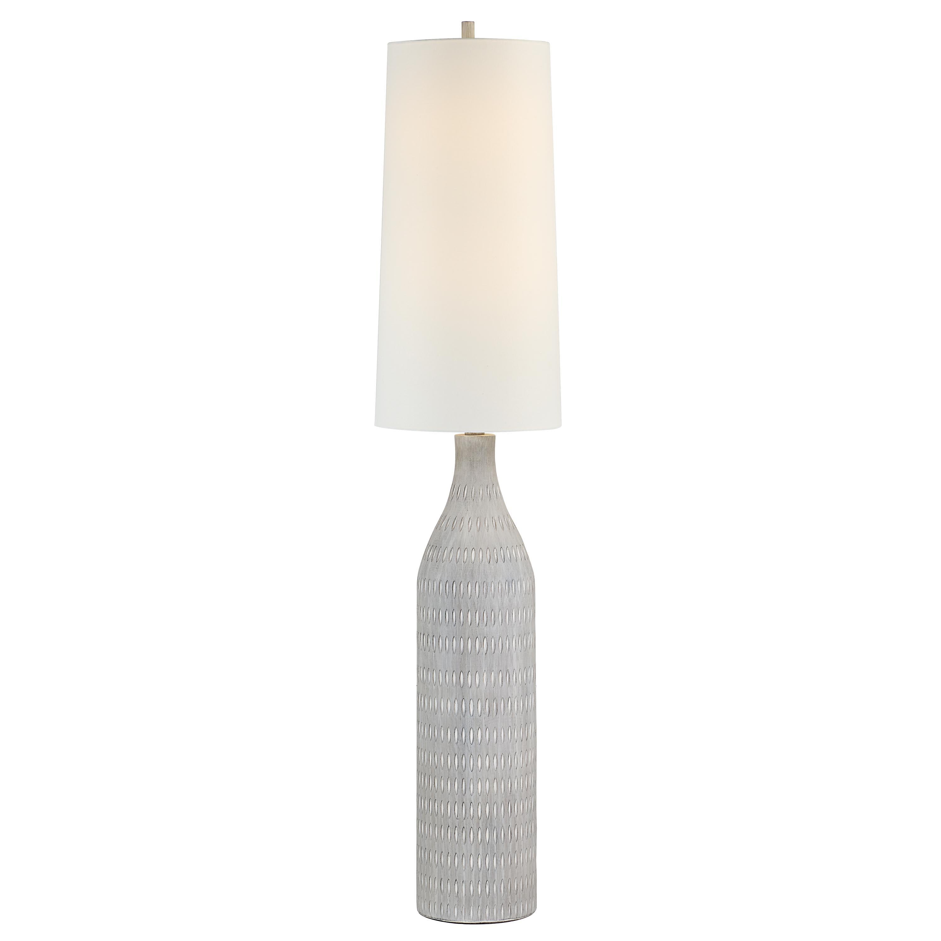 Crimsom 66.5" Height Floor Lamp, Cream - Angle Image - LPF3164