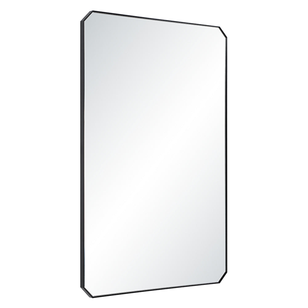 Jace 36" H x 24" W Wall Mirror, Black - Angle Image - MT2751