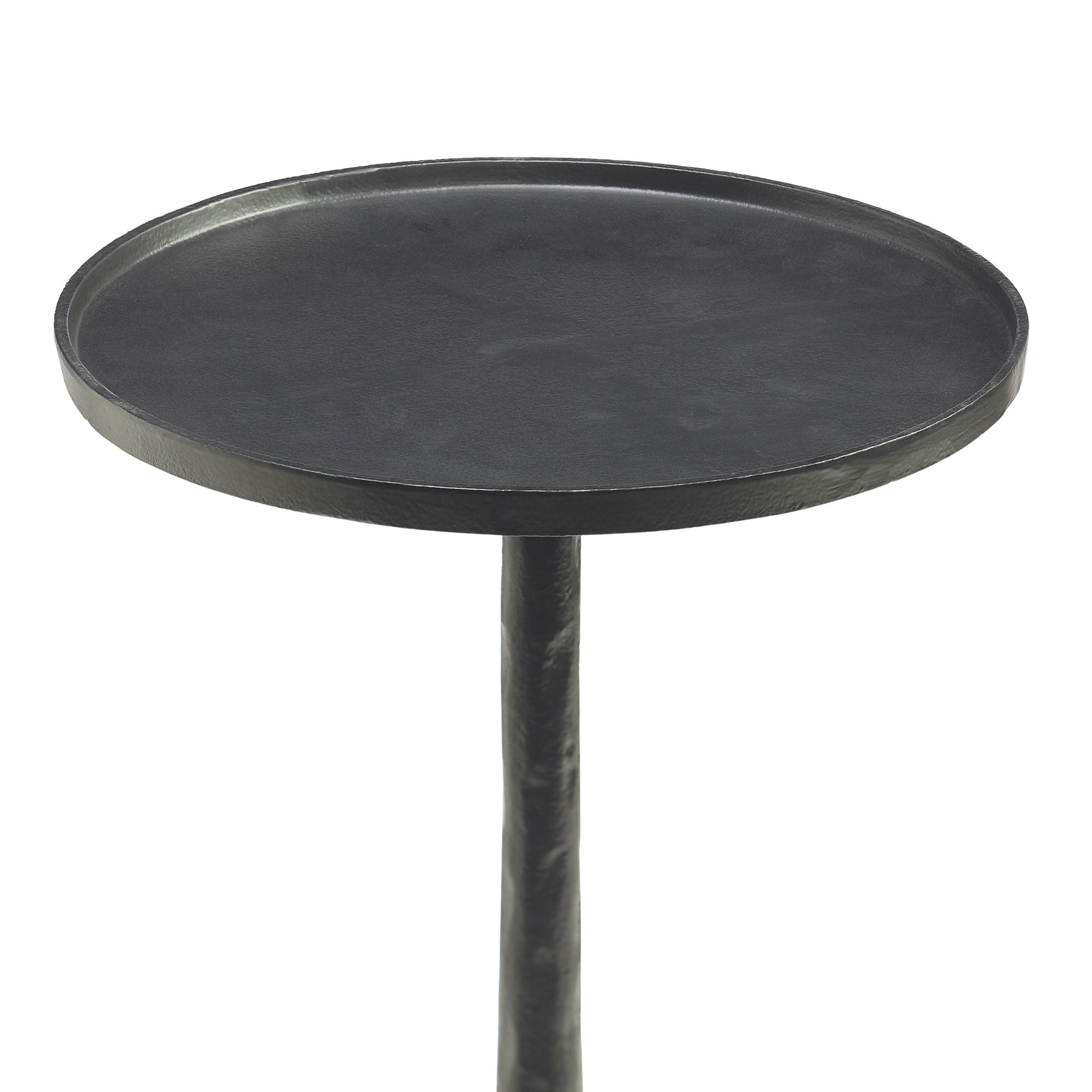 Konsta Indoor Aluminum Table, Matte Black - Angle Image - TA452