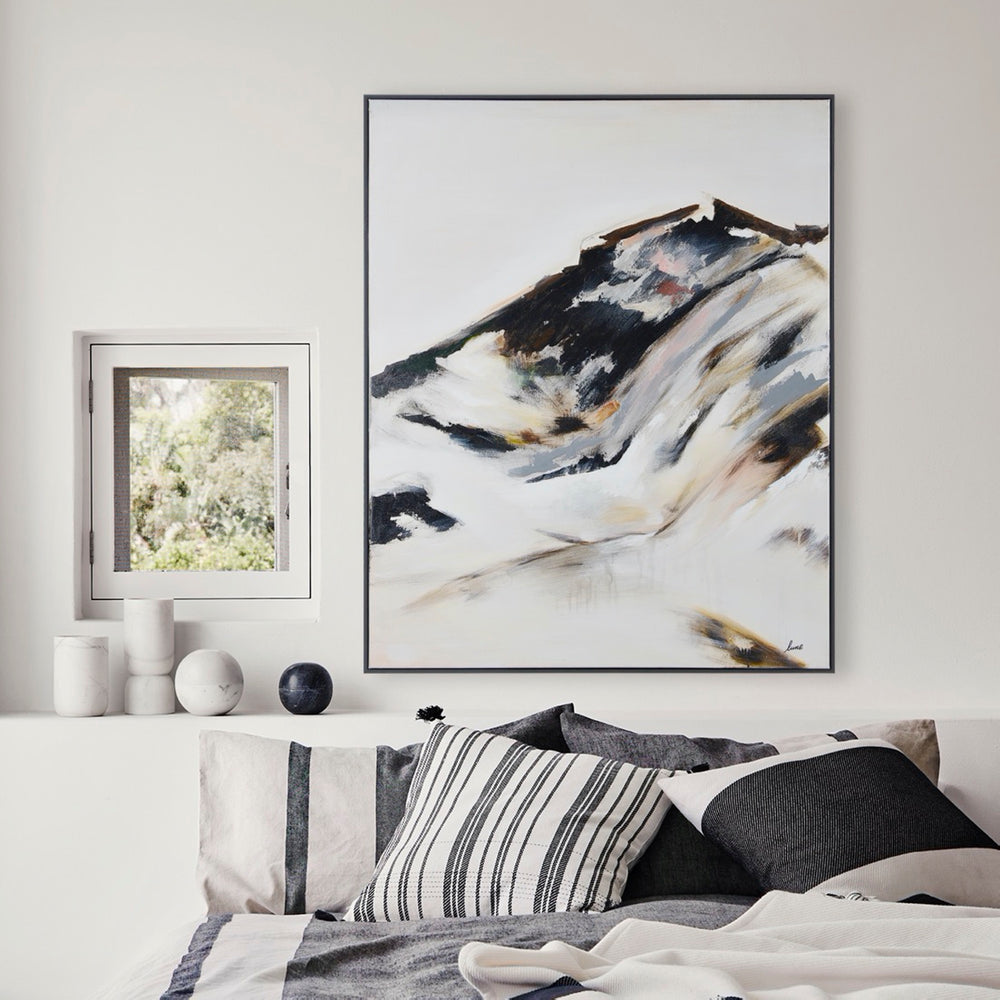 Infusion 40" Wide Canvas Art, Black - Lifestyle Image - OL1985