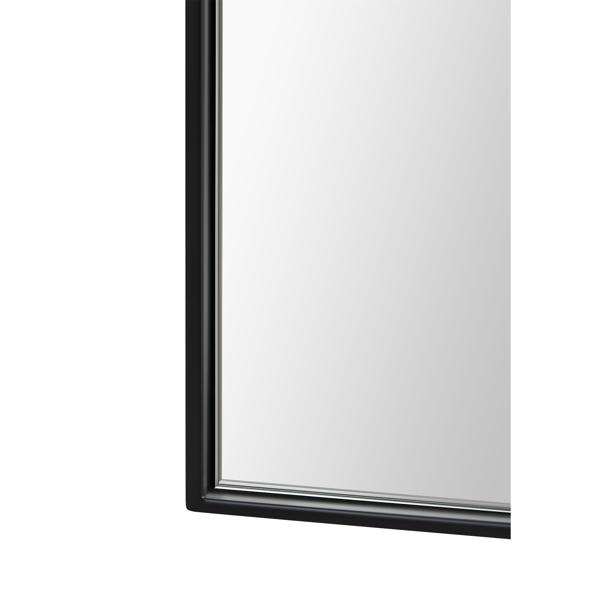 Farida 82" Tall Arch Full Length Mirror, Black - Additional Image 2 - MT2508