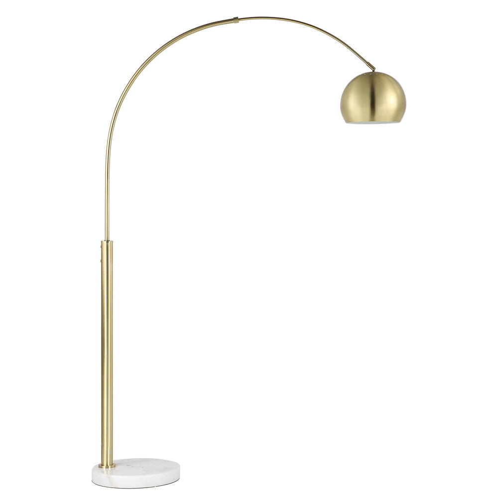Daleela 77.375" Height Floor Lamp, Yellow - Angle Image - LPF3167