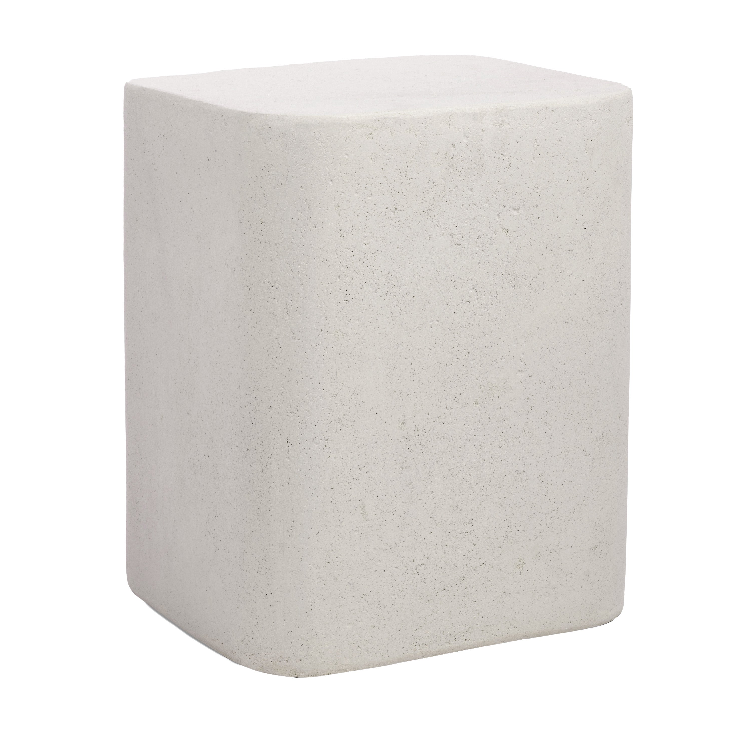 Alsace Indoor Volcanic Stone Table, Natural - Angle Image - TA508