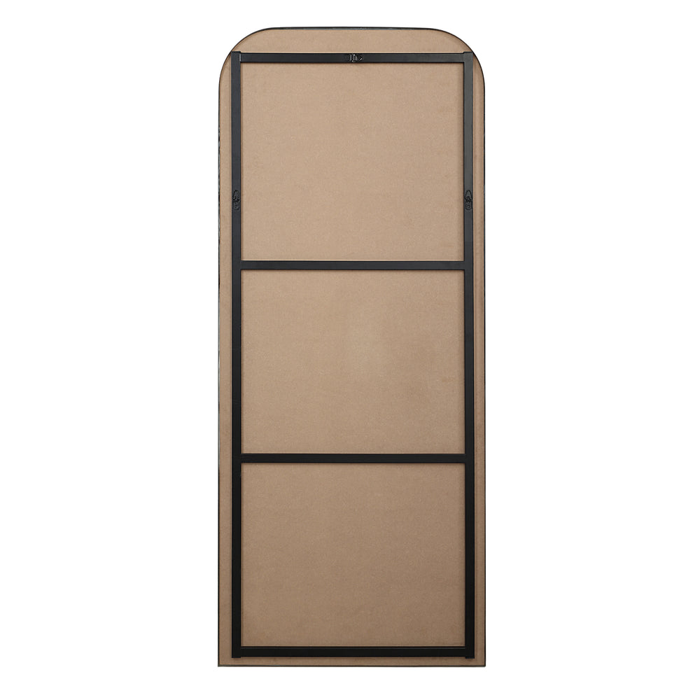 Samia 72" H x 30" W Wall Mirror, Grey - Backing Image - MT2721