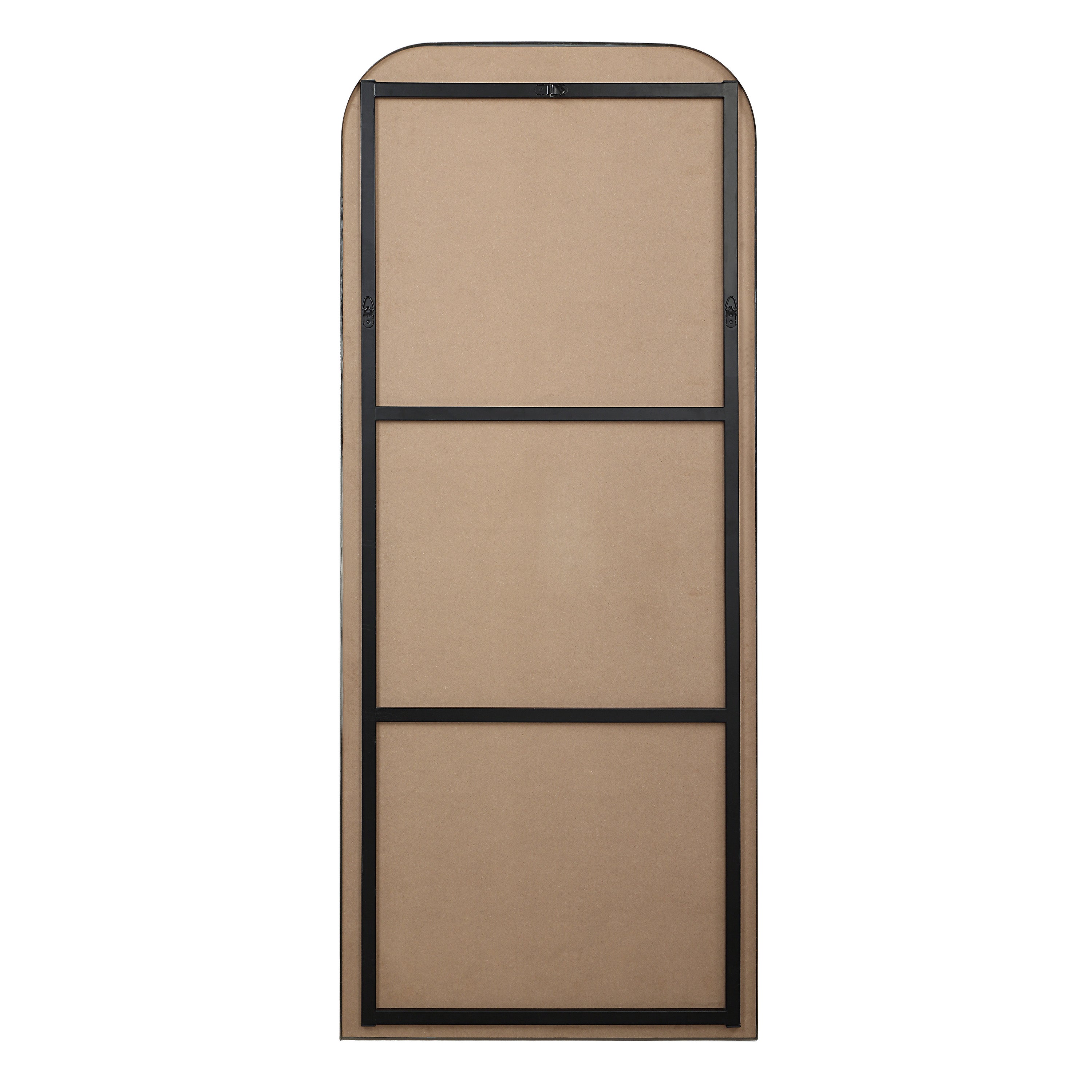 Samia 72" H x 30" W Wall Mirror, Grey - Backing Image - MT2721