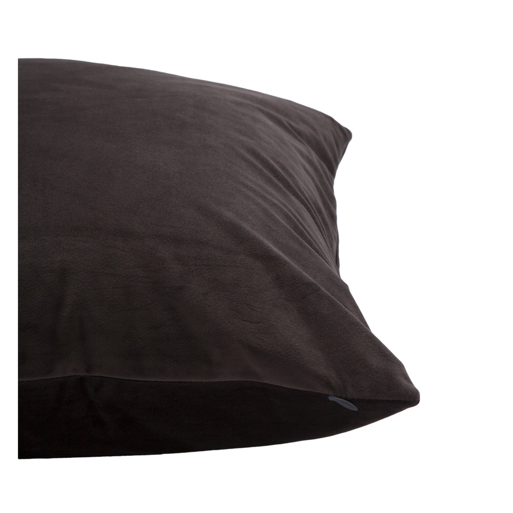 Chestnut 20 X 20 Indoor Pillow, Dark Gray - Detail Image - PWFL1091