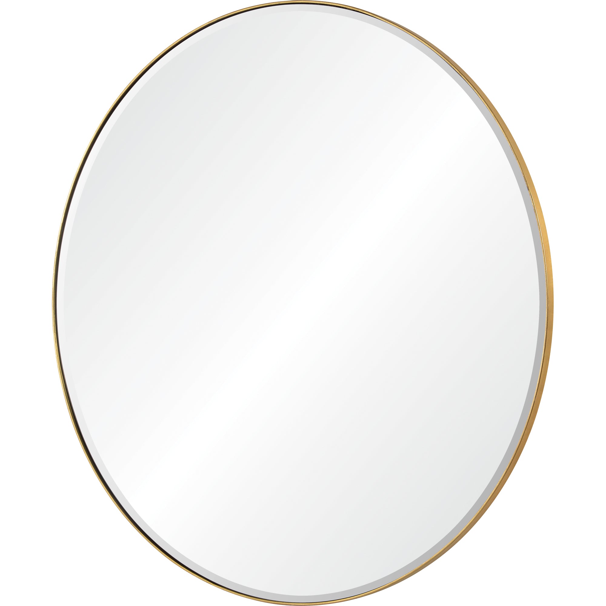 Thallo 48" Tall Round Wall Mirror, Yellow - Angle Image - MT2347