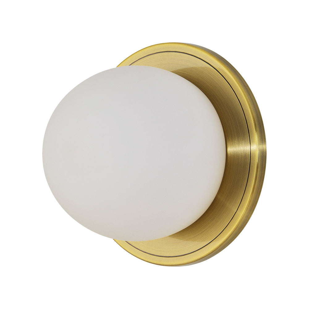 Hugos 6.5" Length Wall Sconce, Etched White - Main Image - WS125