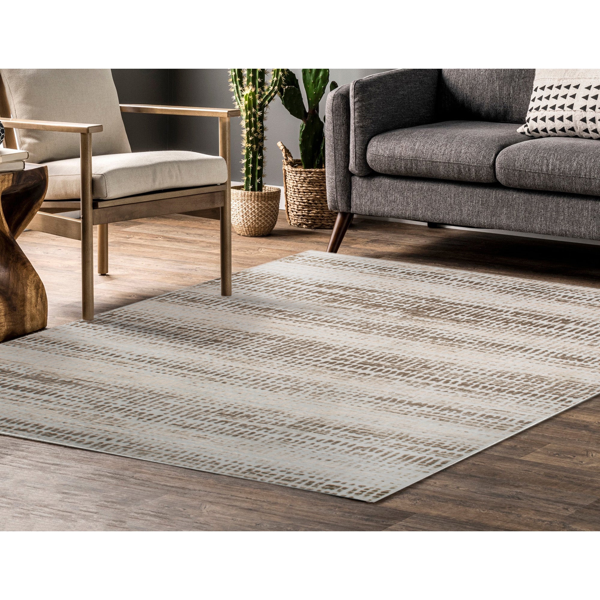 Ariella 3x5 Power loomed Indoor Rug, Cream - Additional Image 4 - RARI-20035-35