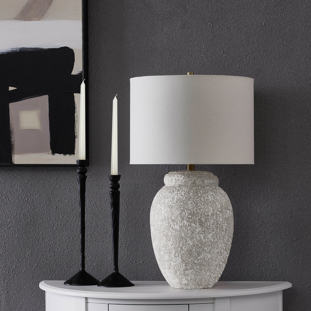Wassily 28.25" Length Table Lamp, Painted Cream - Lifestyle Image - LPT1182