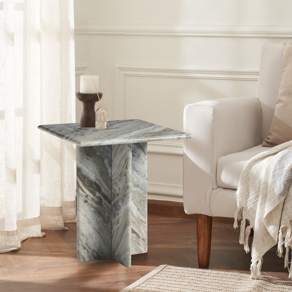 Grayson 20" Height Table, Grey - Lifestyle Image - TA515