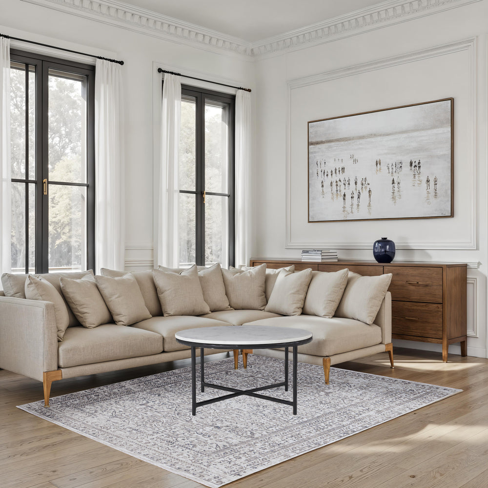 Blake Rug, 1'4" X 1'4" Ft - White Label Lifestyle Image - RBLA-61425
