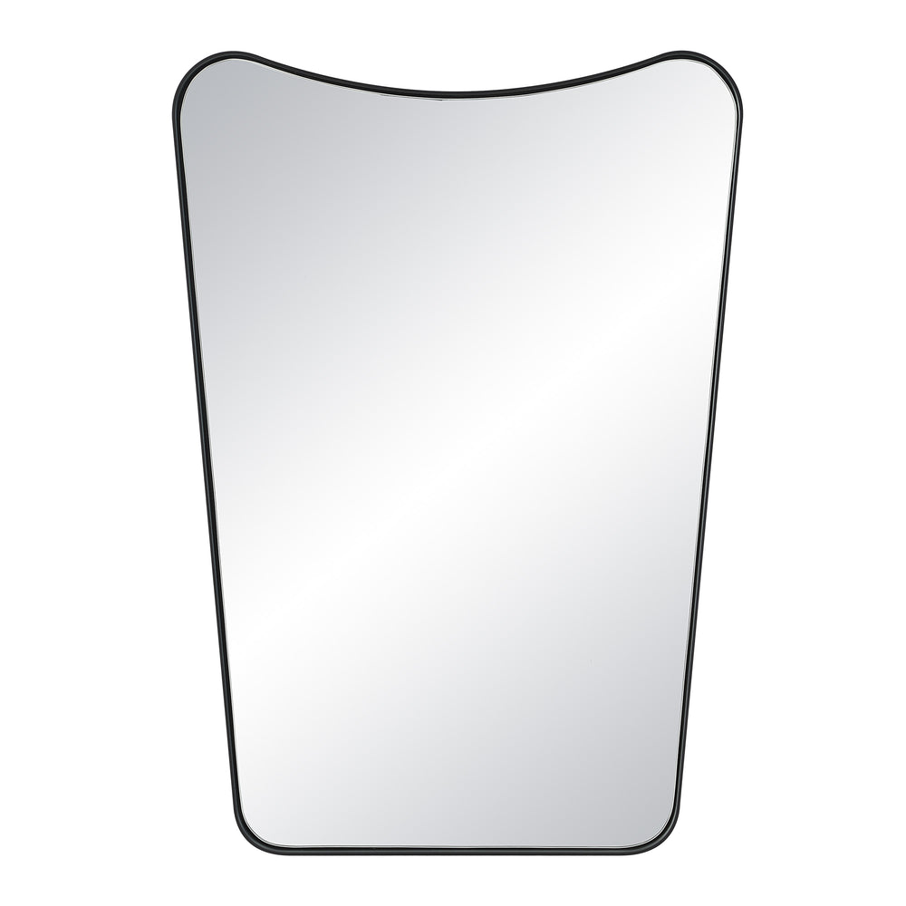 Kateri 28" Tall Irregular Wall Mirror, Black - Main Image - MT2676
