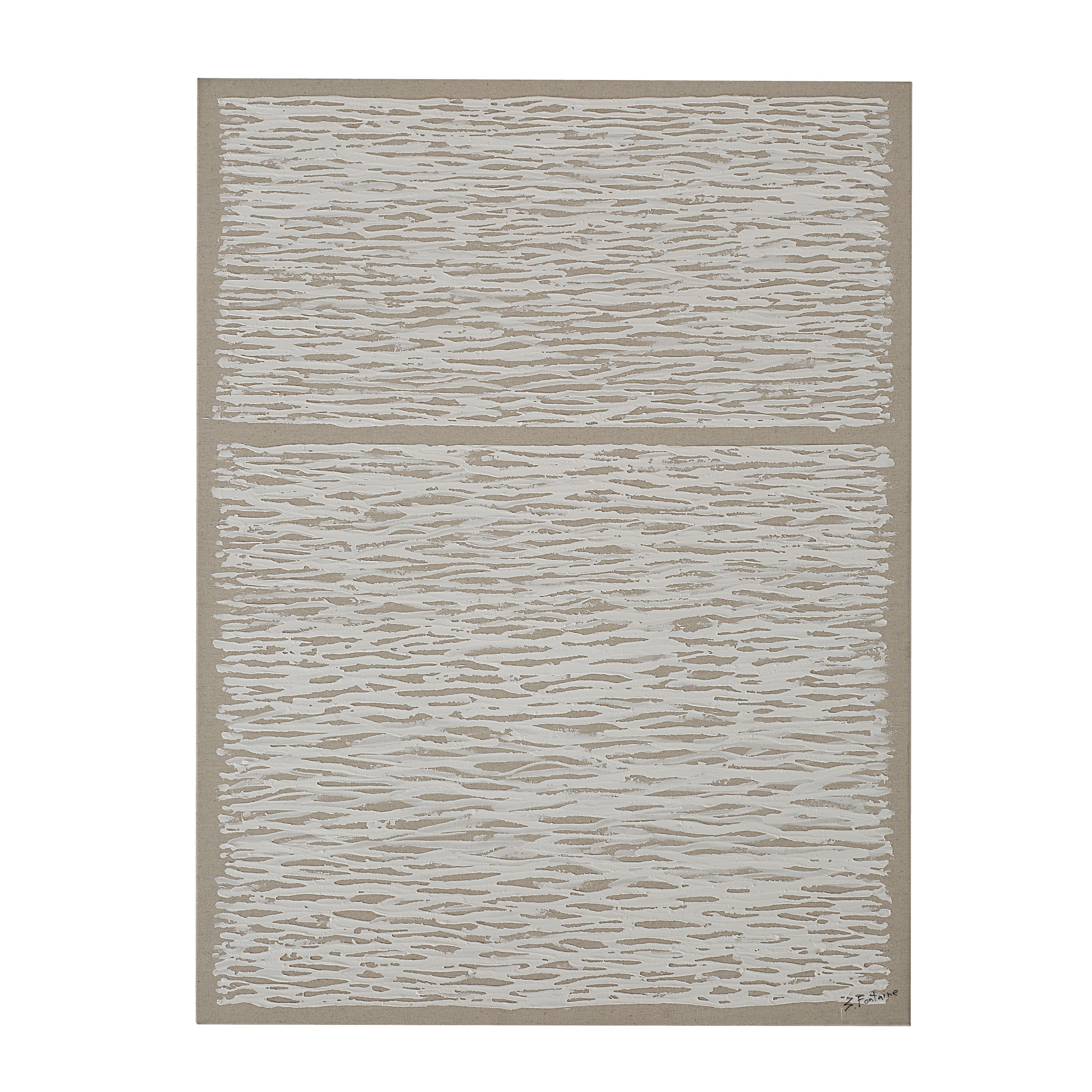 Chiari 36" Wide Canvas Art, White - Main Image - OL2170