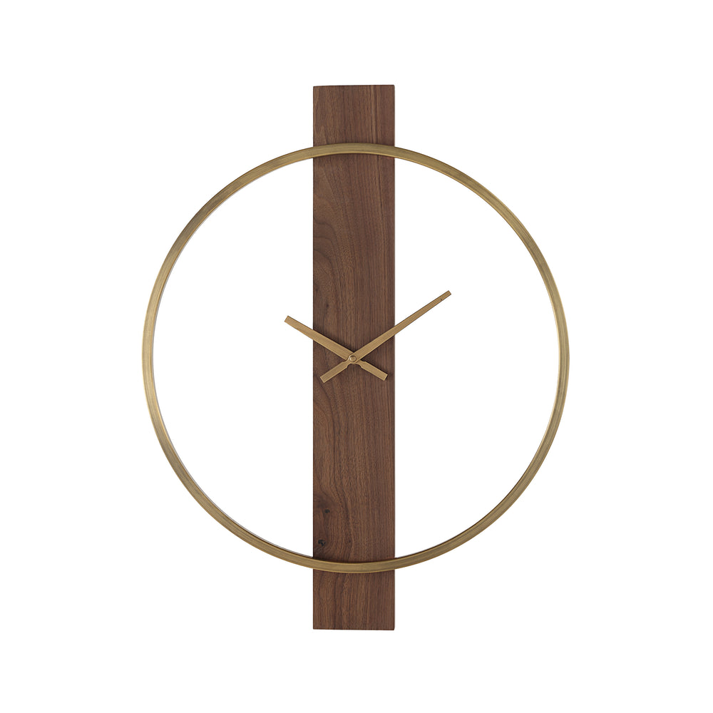 Avigail Wall Clock, Antique Brushed Brass - Main Image - CL254