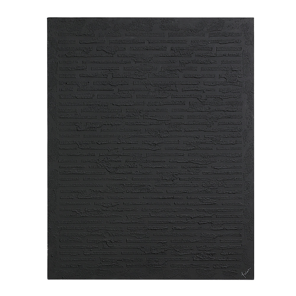 Kinetic 50" H x 40" W Canvas Art, Black - Main Image - OL2193
