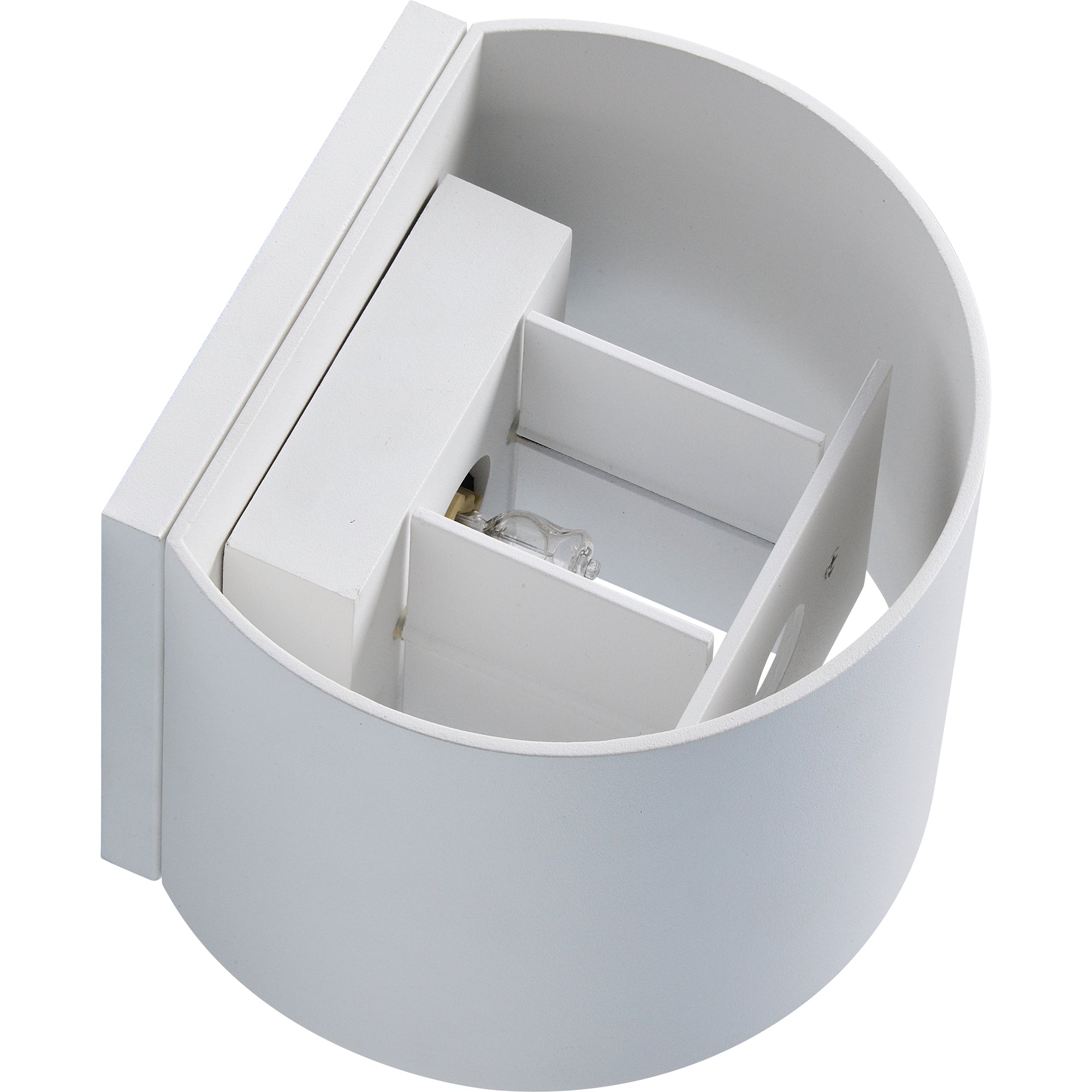 Zak 4.72" Length Wall Sconce, Matte White - Additional Image 4 - WS112