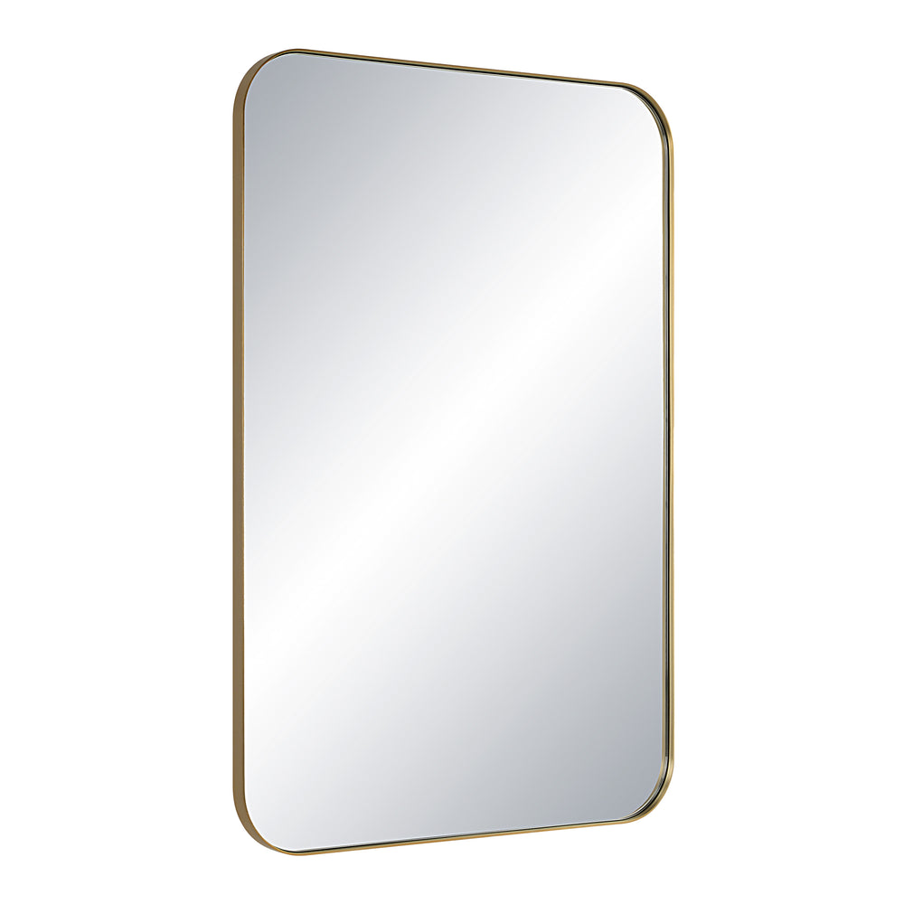 Vesey 36" Tall Rectangle Wall Mirror, Yellow - Angle Image - MT2671