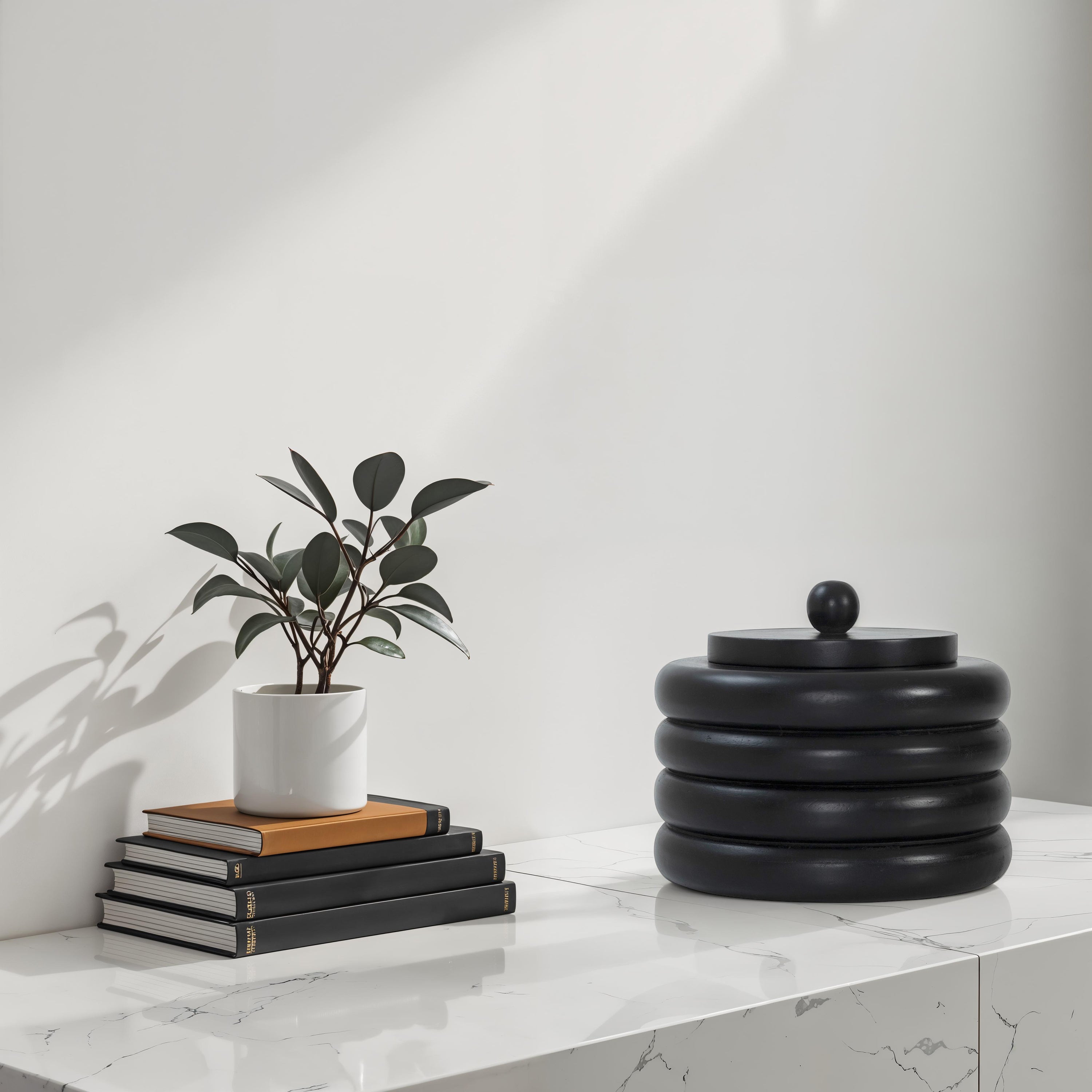 Cipher Statue, Black - White Label Lifestyle Image - STA801