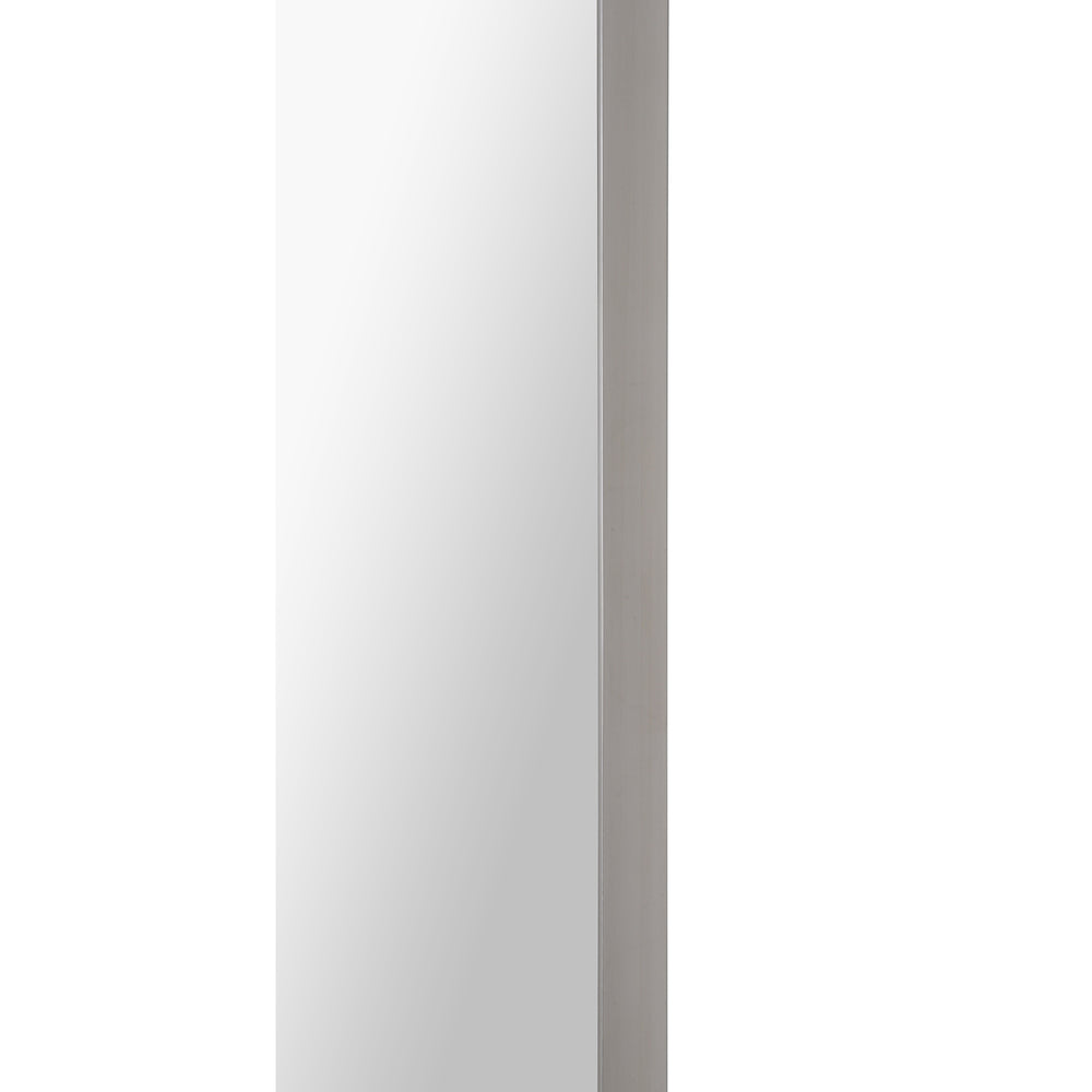 Delphinus 46" Tall Rectangle Wall Mirror, Grey - Detail Image - MT2360