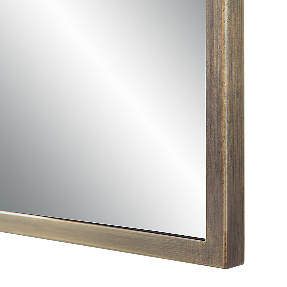 Cider 45" Tall Rectangular Mirror, Brushed Bronze - Detail Image - MT2623
