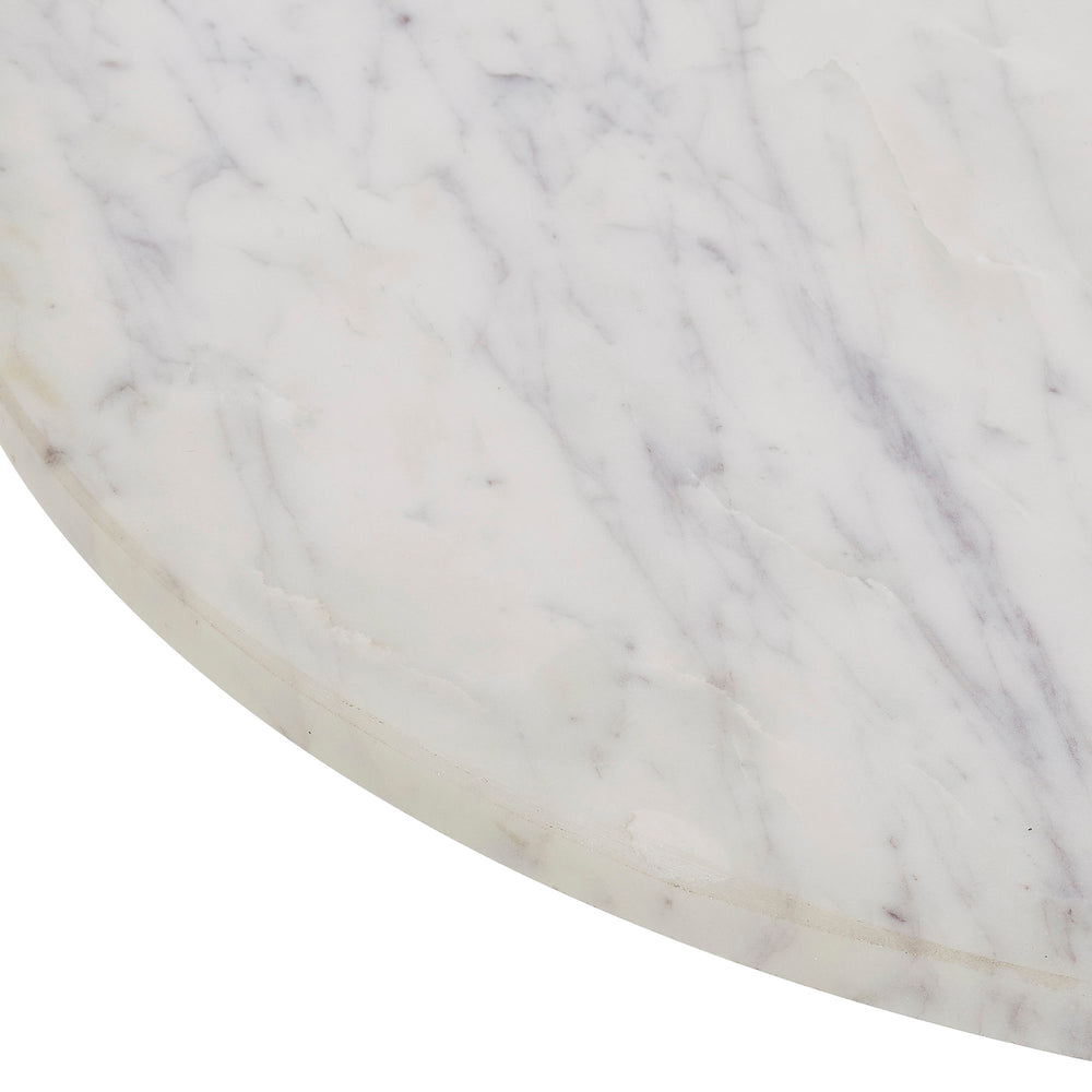 Corrine Indoor Aluminum Table, Matte Black - Detail Image - TA466