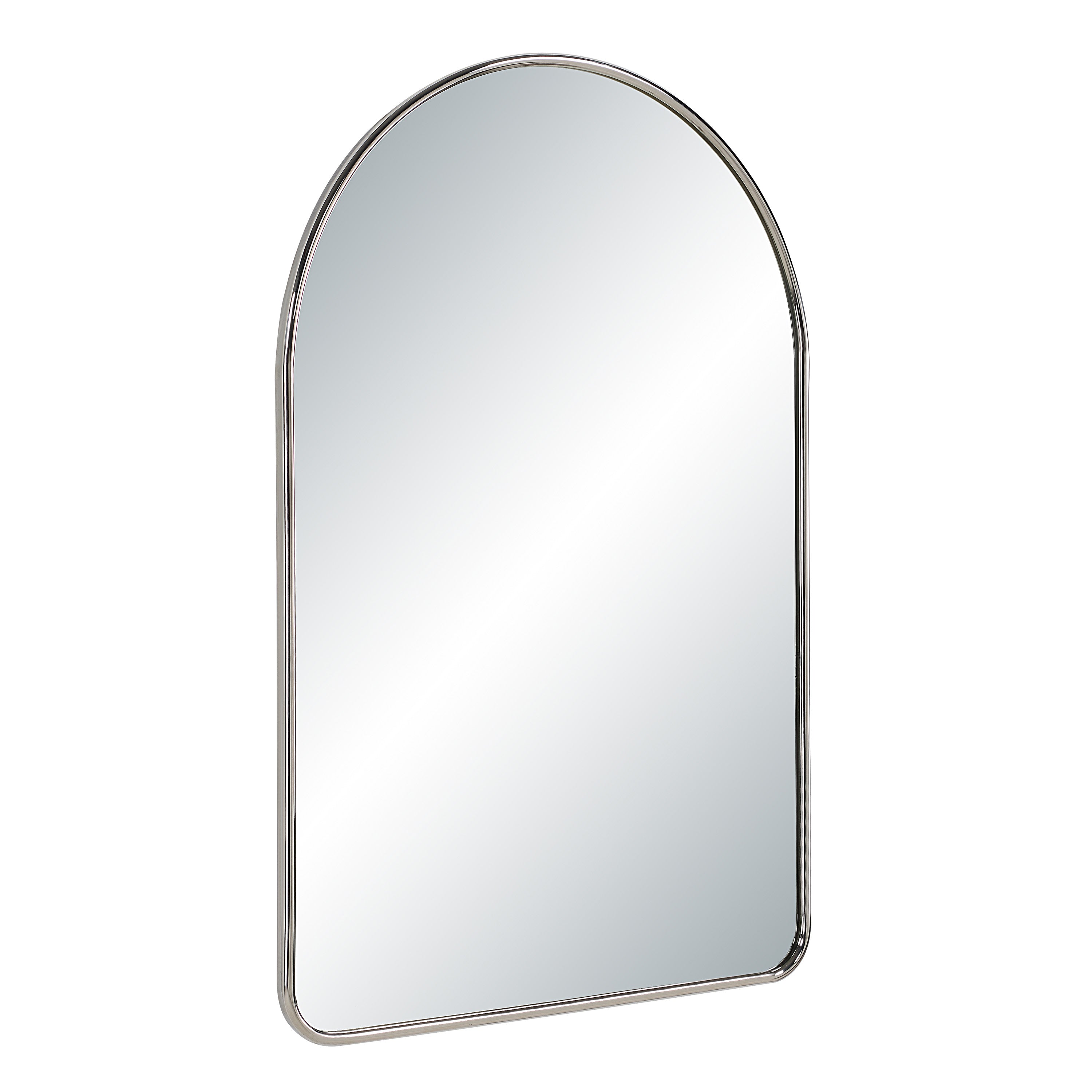 Cassis 36" H x 24" W Wall Mirror, Silver - Angle Image - MT2725
